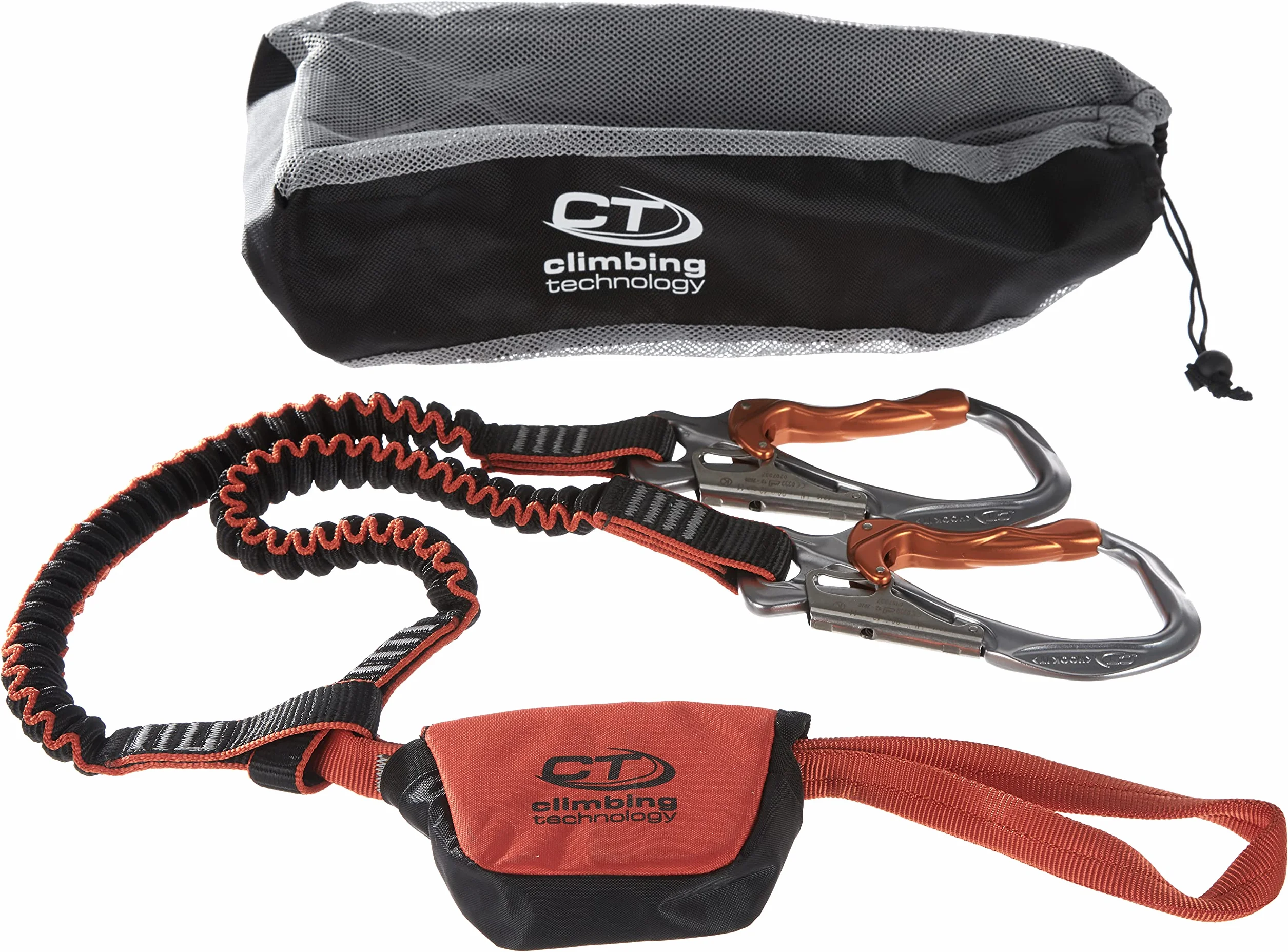 Climbing Technology Hook-It Slider Ferrata Set Unisex Adulto Naranja/Gris Talla Única