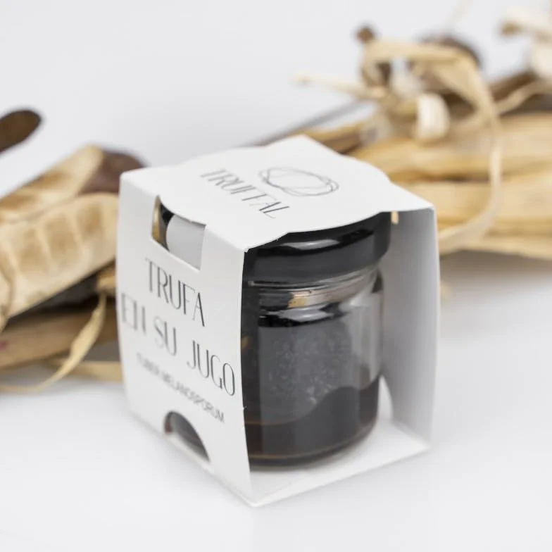 Trufa Negra en su Jugo (Tuber Melanosporum) - Trufas de Máxima Calidad Conservadas en su Jugo Natural - Sabor Intenso y Profundo 15gr