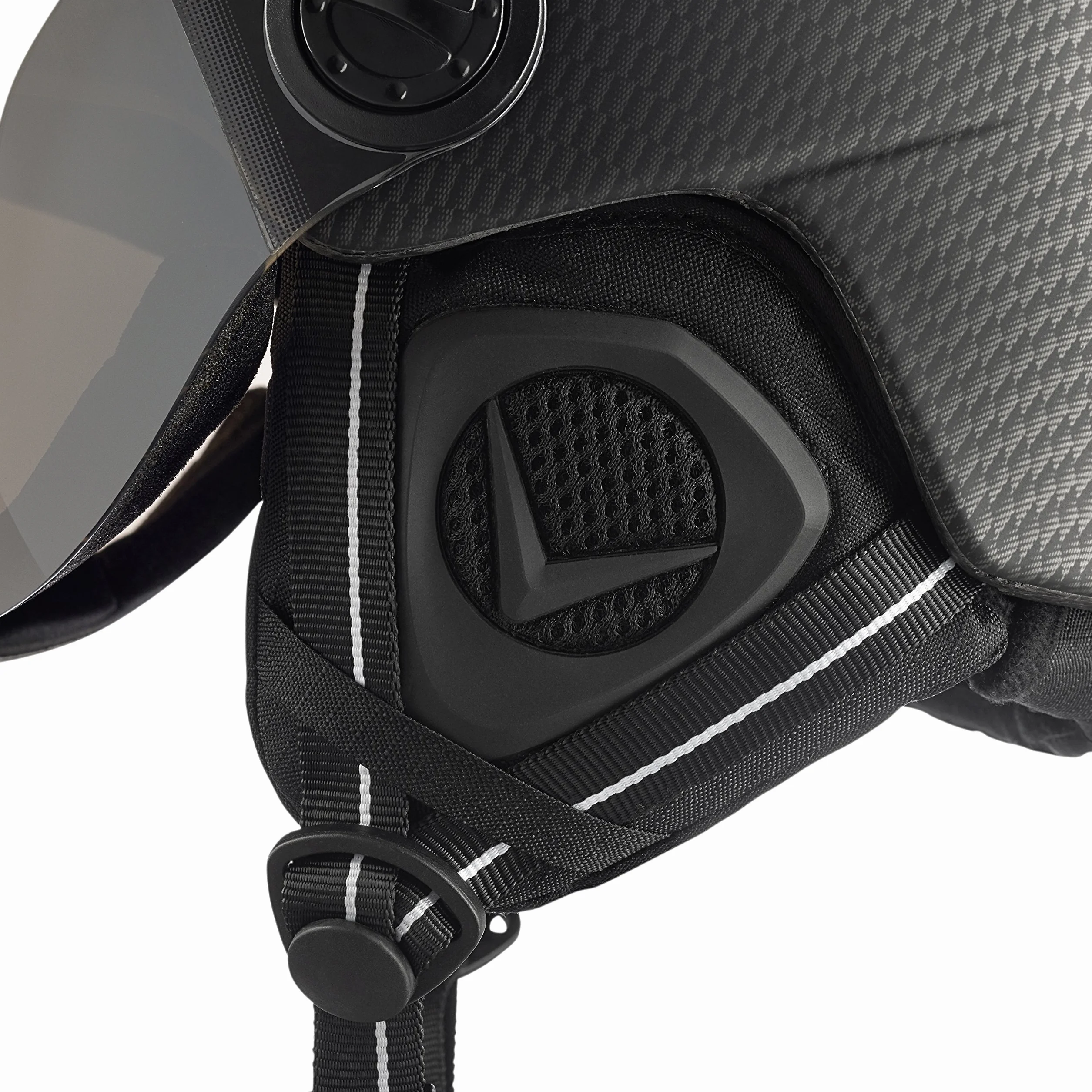 Casco de esquí Silvretta con Visera Estilo piloto Policarbonato Transpirable Talla Ajustable