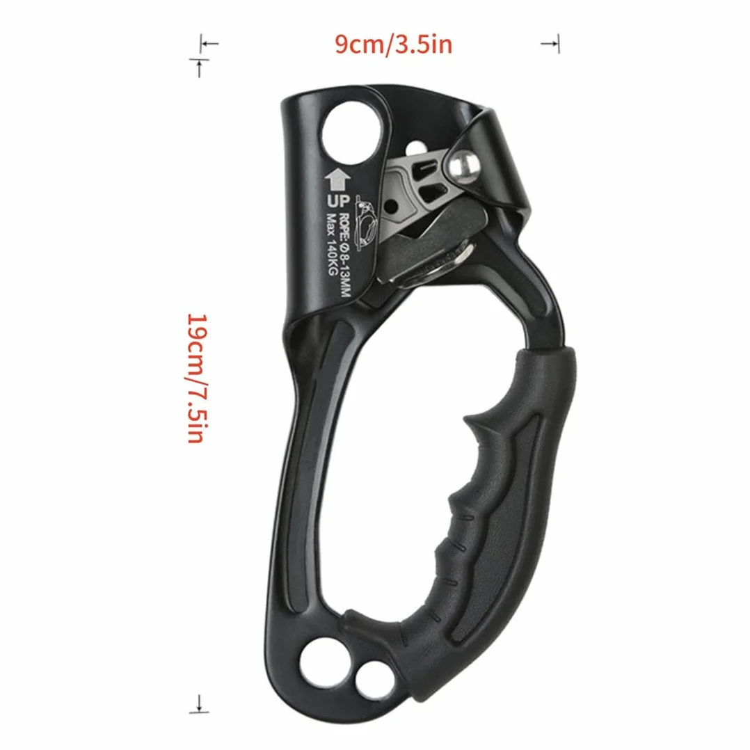 Dispositivo de Ascenso de Mano para Escalada, Herramienta de Cuerda 8-12mm