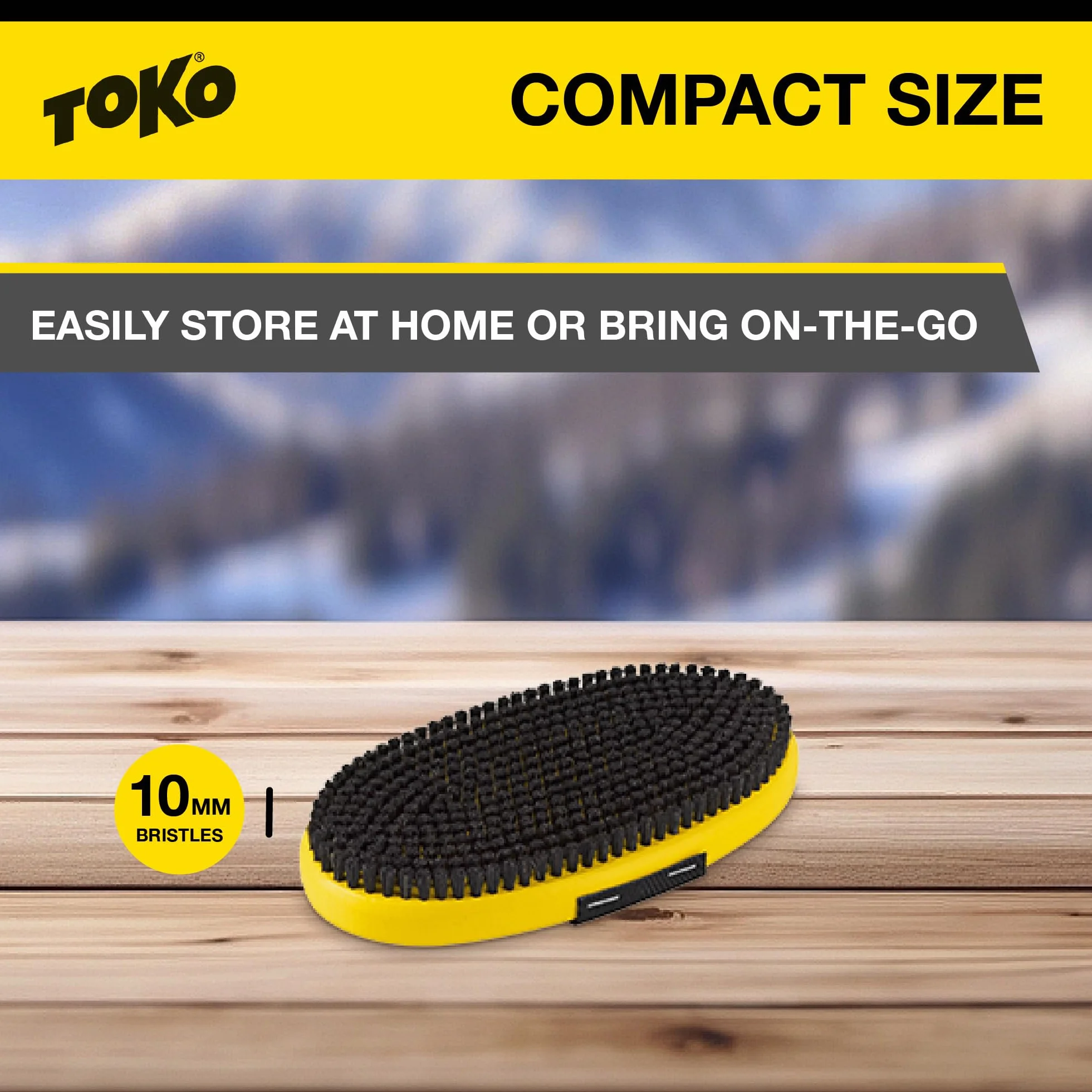TOKO Base Brush Oval Horsehair with Strap Color 0