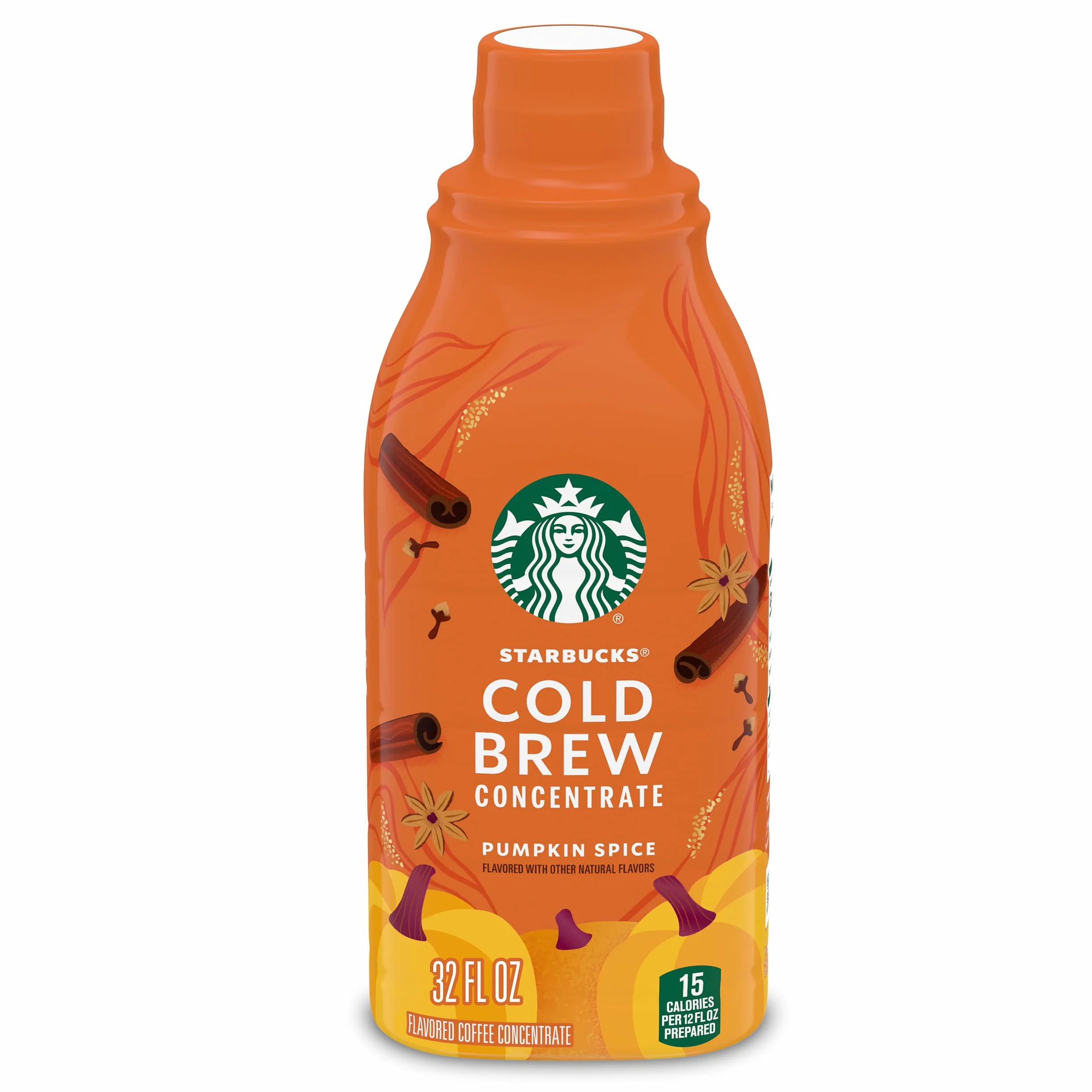 Starbucks® Concentrado de preparación fría – Multi Serve 32 onzas de especias de calabaza