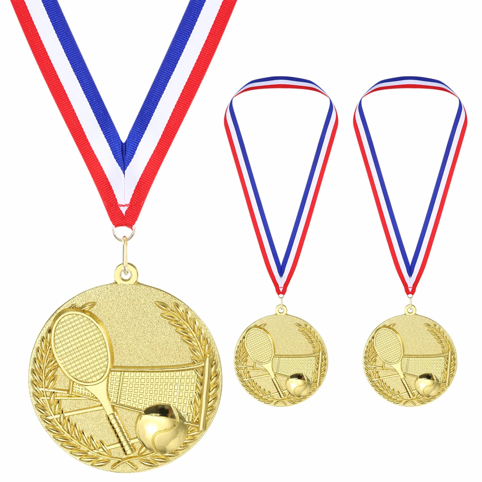 PATIKIL Medalla de Metal con Cinta para Juegos y Competencias Deportivas