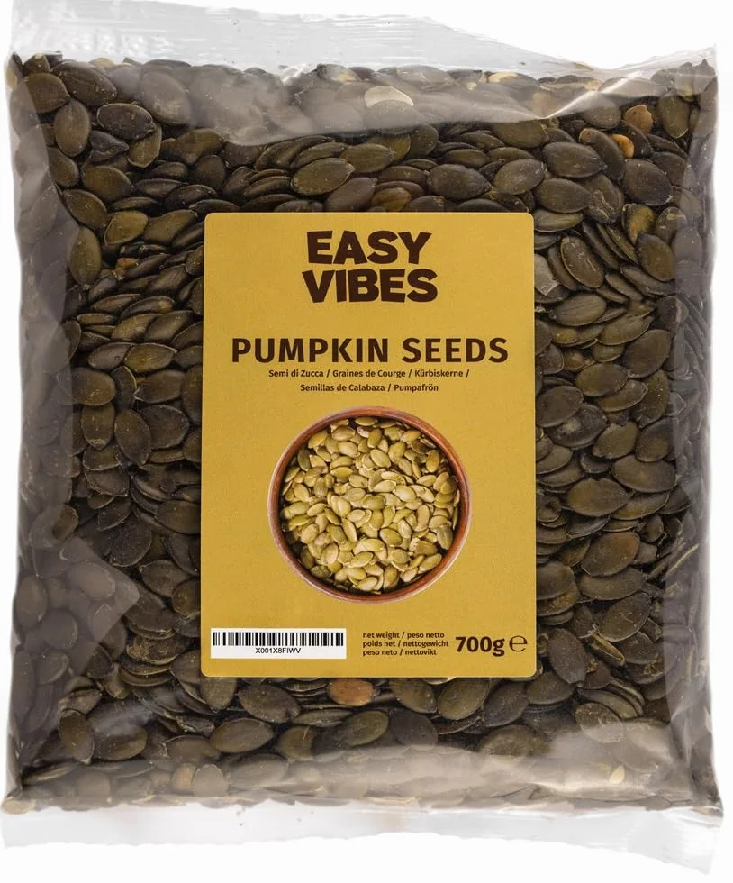 Easy Vibes - Semillas de Calabaza Peladas (700g) - Crudas y Sin sal | Pipas de Calabaza