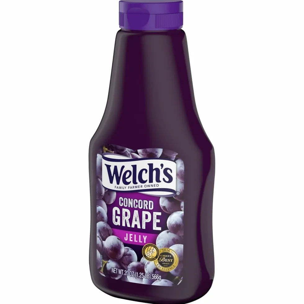 Welchs Grape Jelly Large 567g Squeezable Welch's