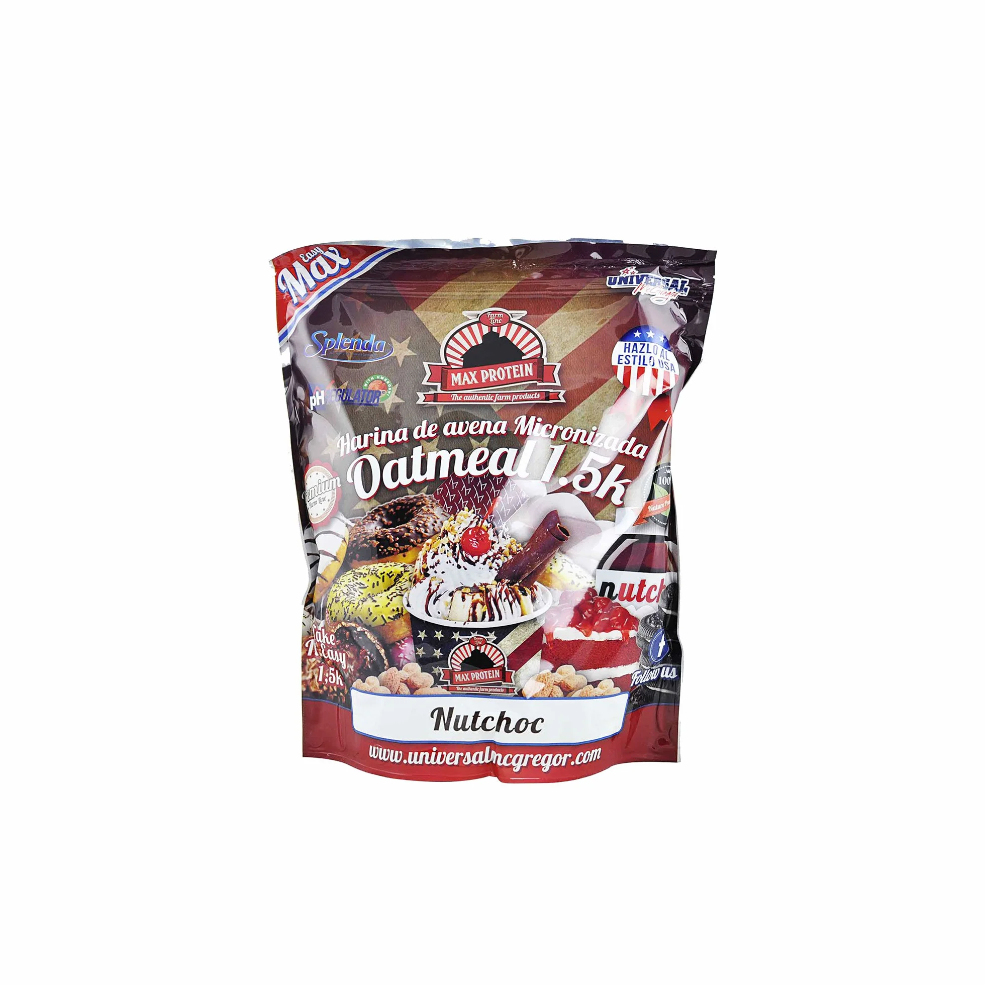 Max Protein Oatmeal Sac Harina Avena - 1500 gr