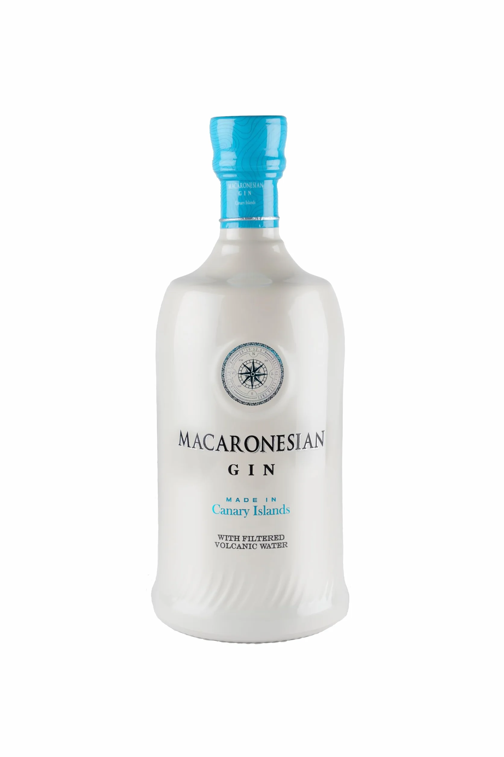 Macaronesian Ginebra Premium de las Islas Canarias con agua filtrada en galerías volcánicas - 37,5% vol. - botella de 700ml