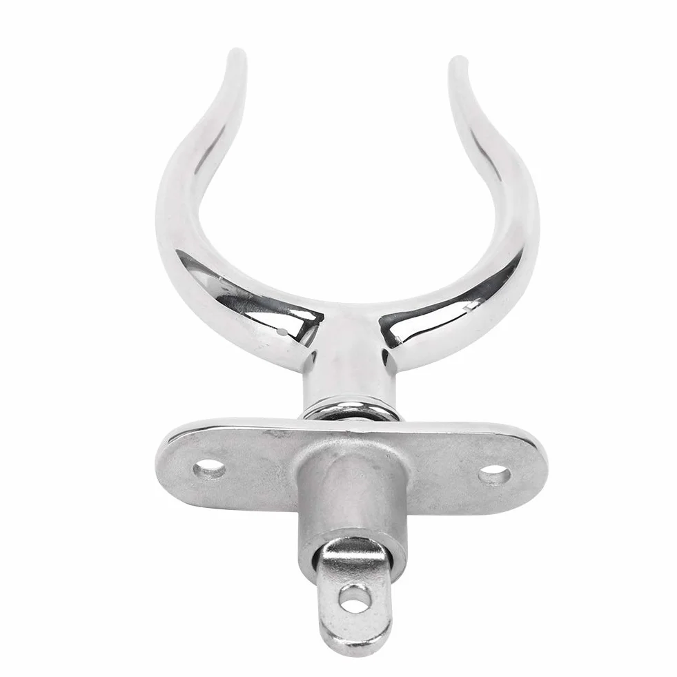 Qqmora Horquilla de Remo Acero Inoxidable para Barco de Remos Yate Marino