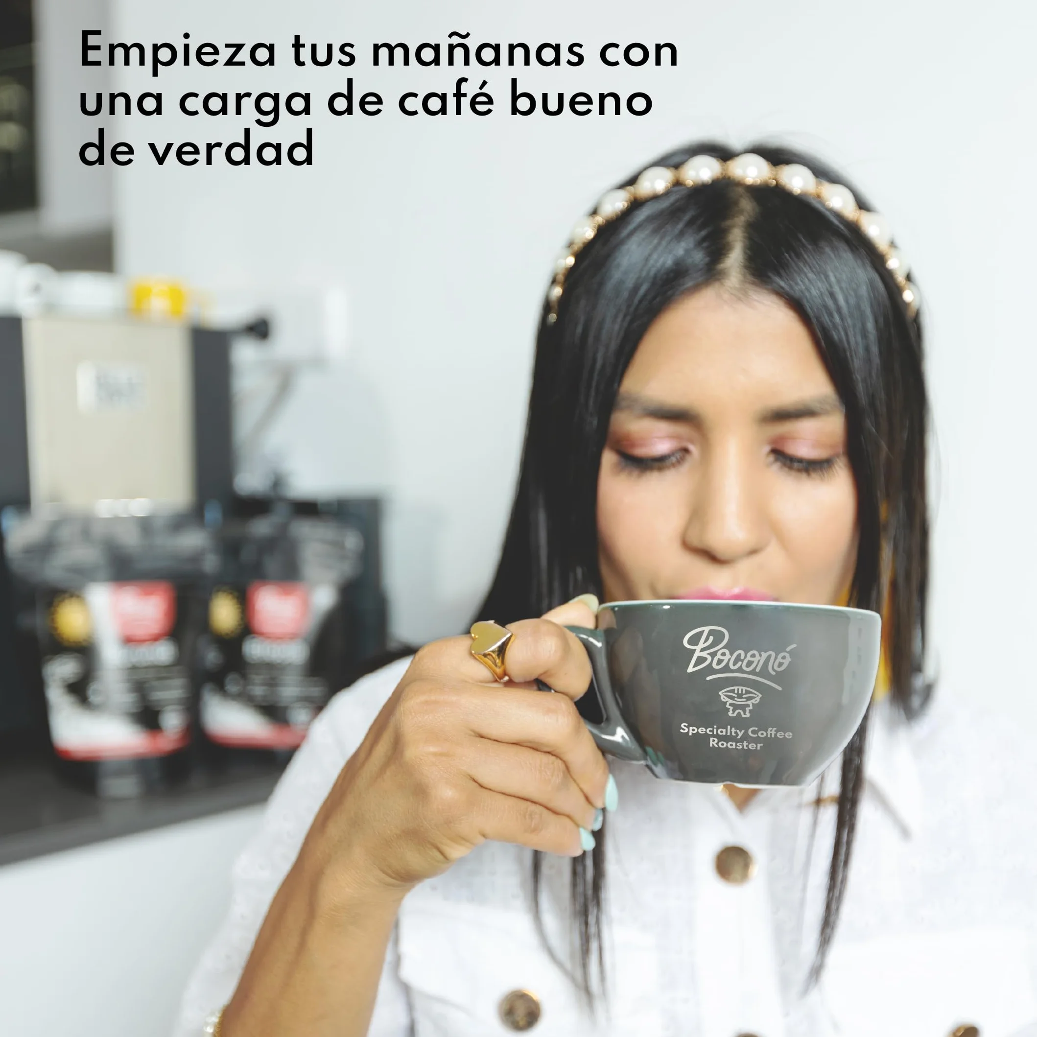 Café de Especialidad en Grano Natural 1kg de Colombia. Tueste Medio Artesano. Proceso Lavado. Café Grano Arábica para Espresso, V60 y Chemex. Boconó Specialty Coffee Beans. Colombiano