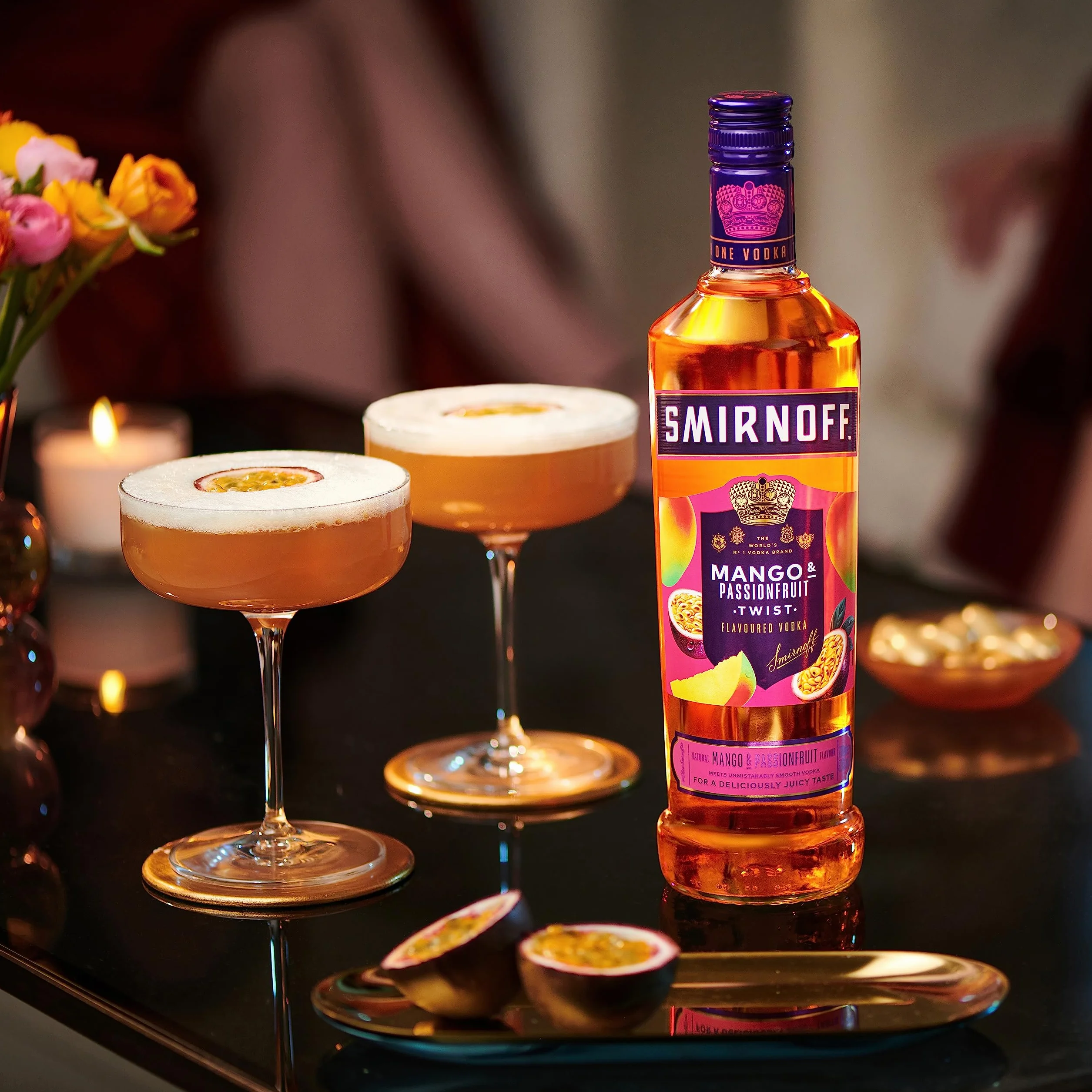 Smirnoff Vodka MANGO & PASSIONFRUIT TWIST Spirit Drink 25% Vol. 0,7l
