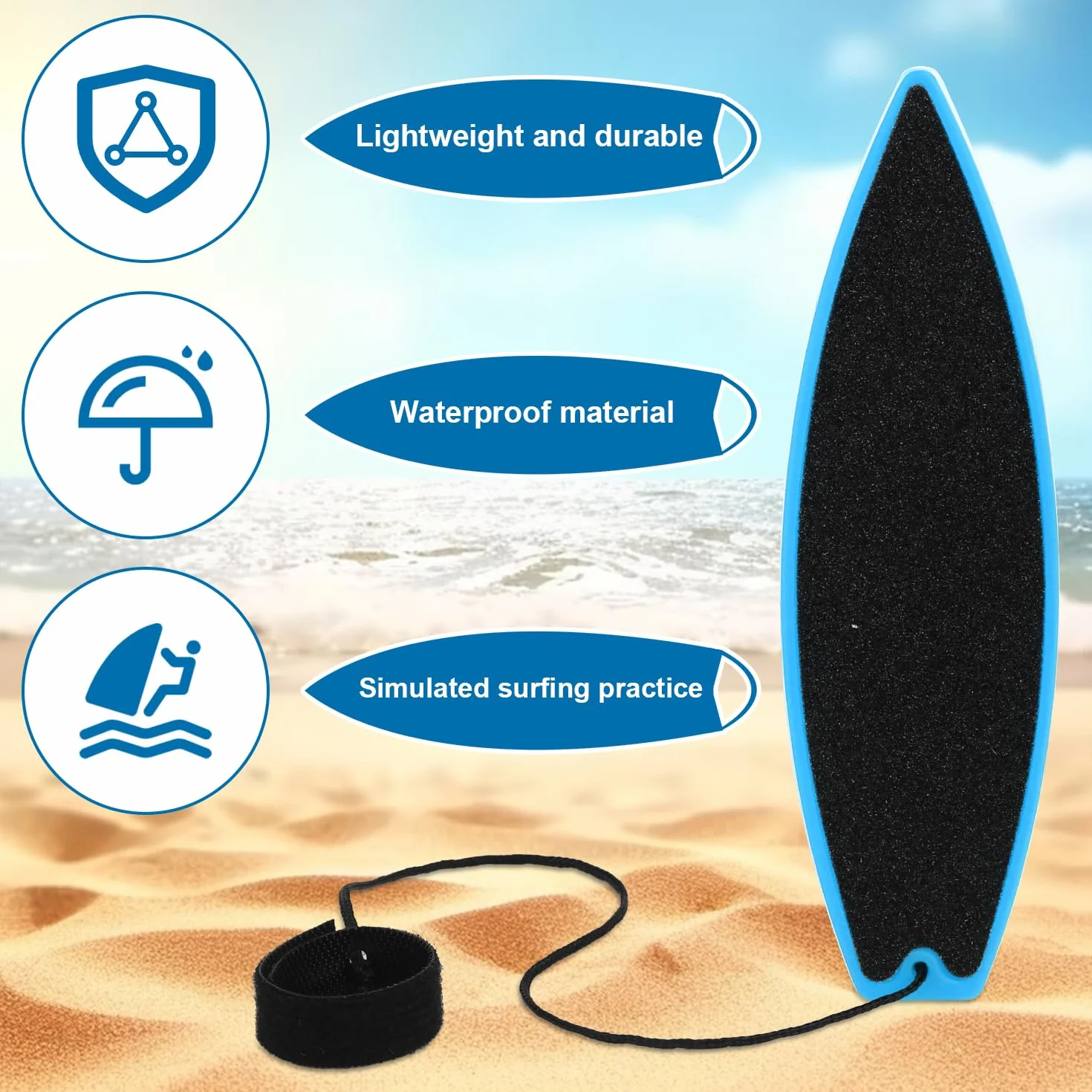 SAVITA Tablas de Surf para Dedos, Mini Tablas de Surf Creativo Juguete para Niños Adolescentes Adultos