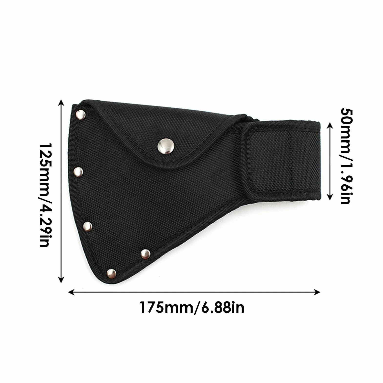 Funda para hacha ajustable con hebilla de metal para colgar en la cintura