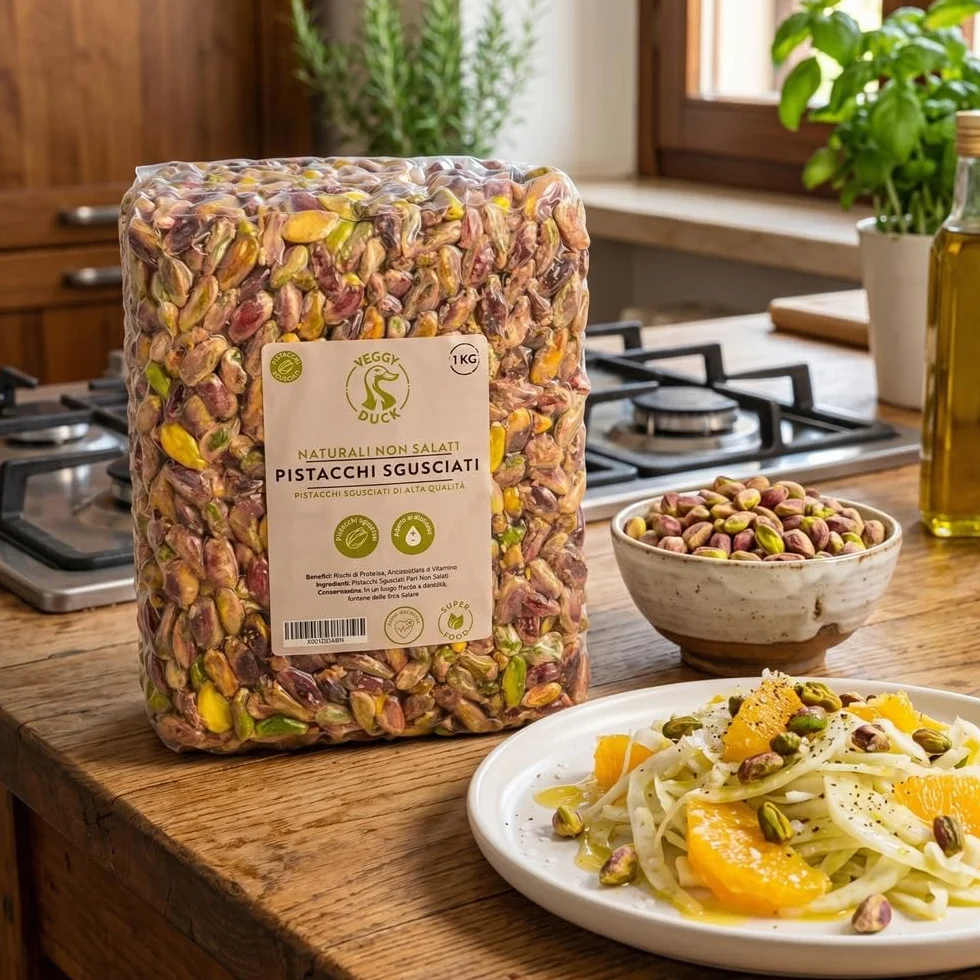 Veggy Duck - Pistachos sin Cáscara (1Kg) - Naturales | Sin Sal