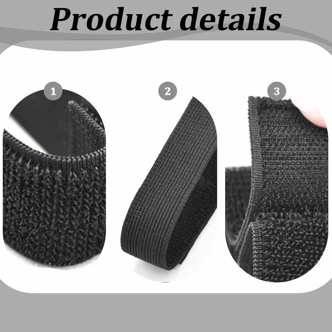Botas Militares Cubre Pantalones de Goma 3 Pares Tobillo Protector Senderismo Ciclismo