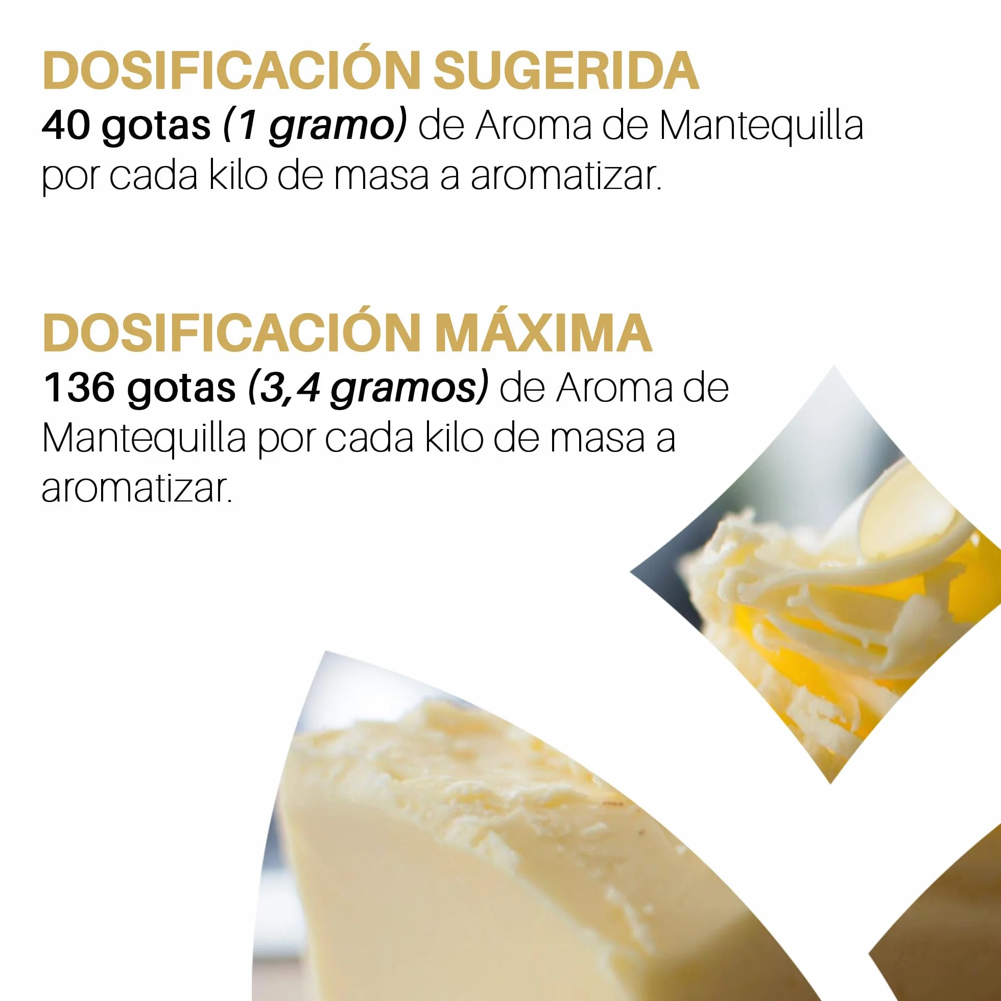 LUIZ AROMAS | Aroma Mantequilla - Aroma Alimentario en Gotas para dulces de Hornear, Pasteles, Bizcochos y Tartas | Producto Vegano sin Calorías y sin Azucar | Producto 100% Italiano (30g)
