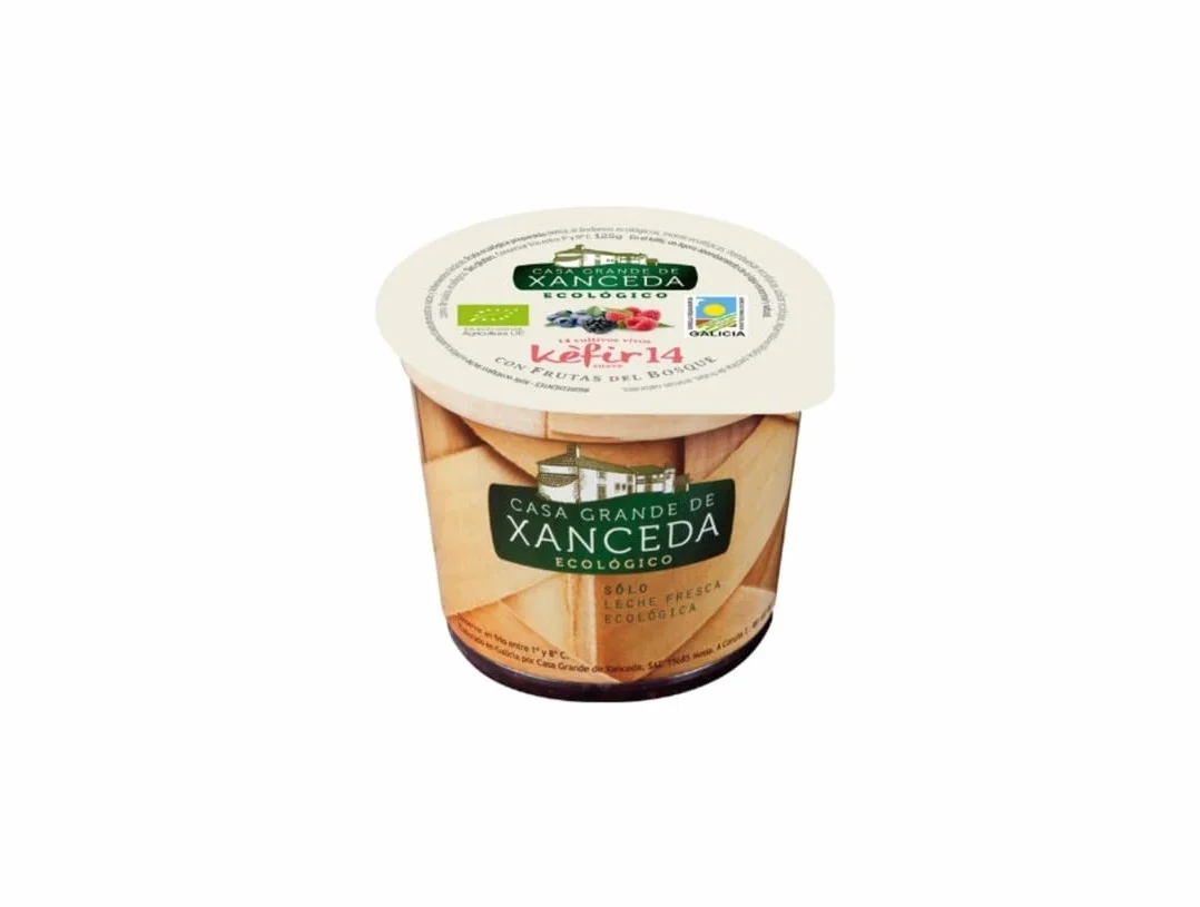 Kéfir Ecológico con Frutas del Bosque Casa Grande de Xanceda 2x125g