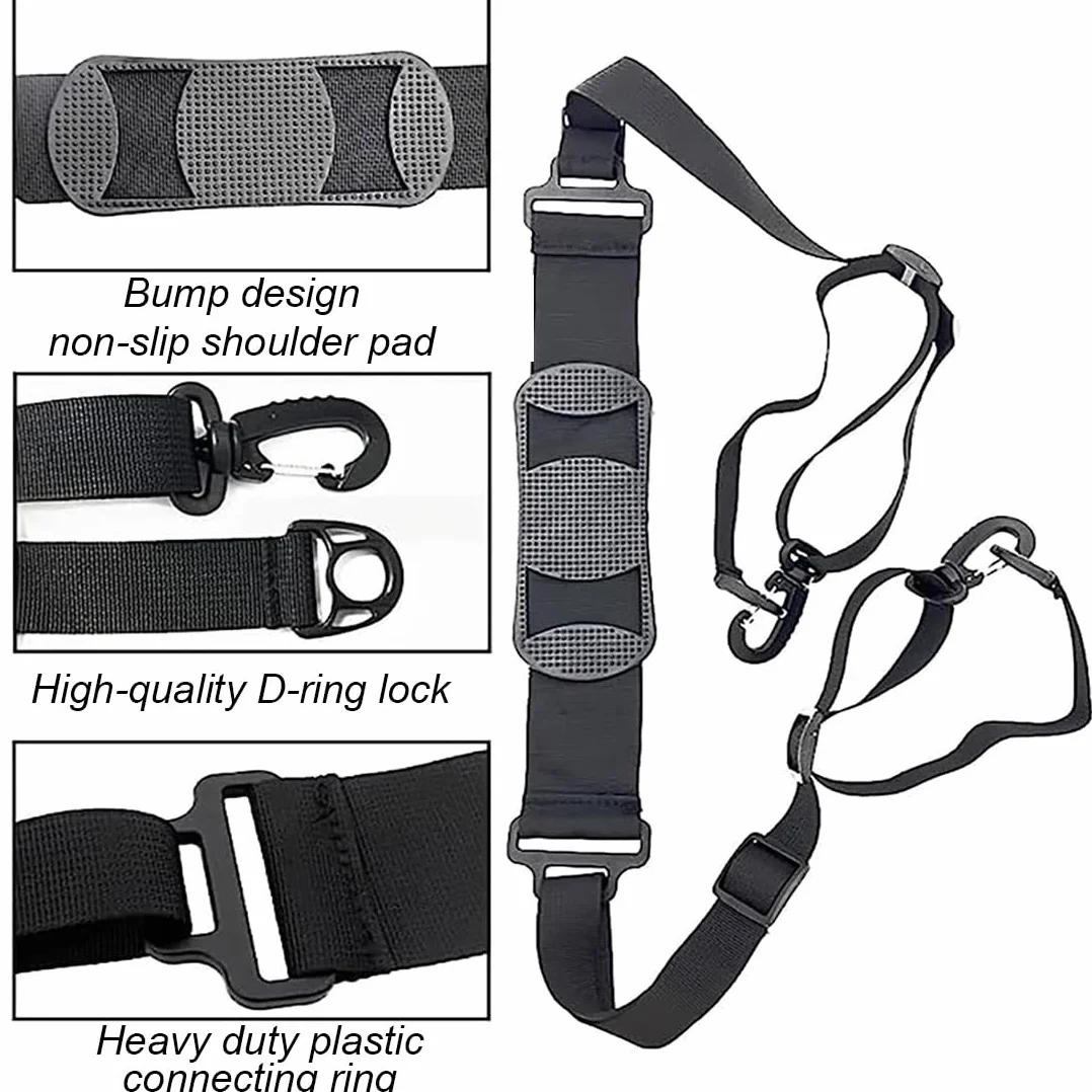 Correa de Hombro para Patinete Eléctrico Ajustable, Accesorio de Transporte para Bicicleta Plegable