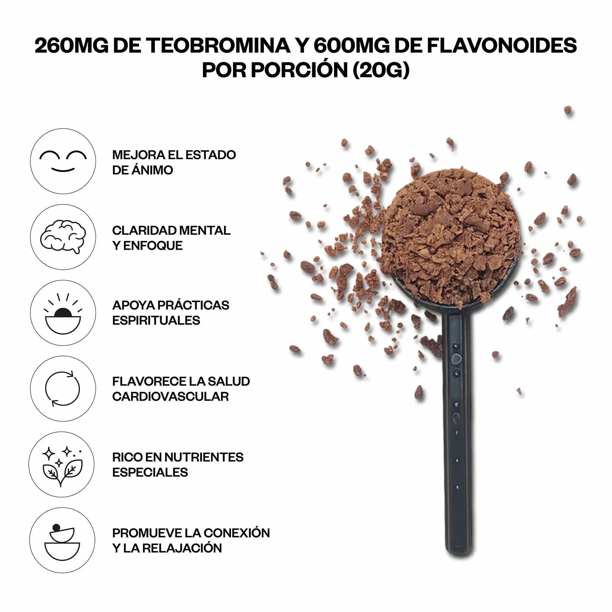 Kaicao Cacao Ceremonial - Cacao Puro Triturado en Polvo 200g - Sin Azúcar, Vegano, sin Gluten, Dieta Keto - Origen Hacienda Victoria, Ecuador