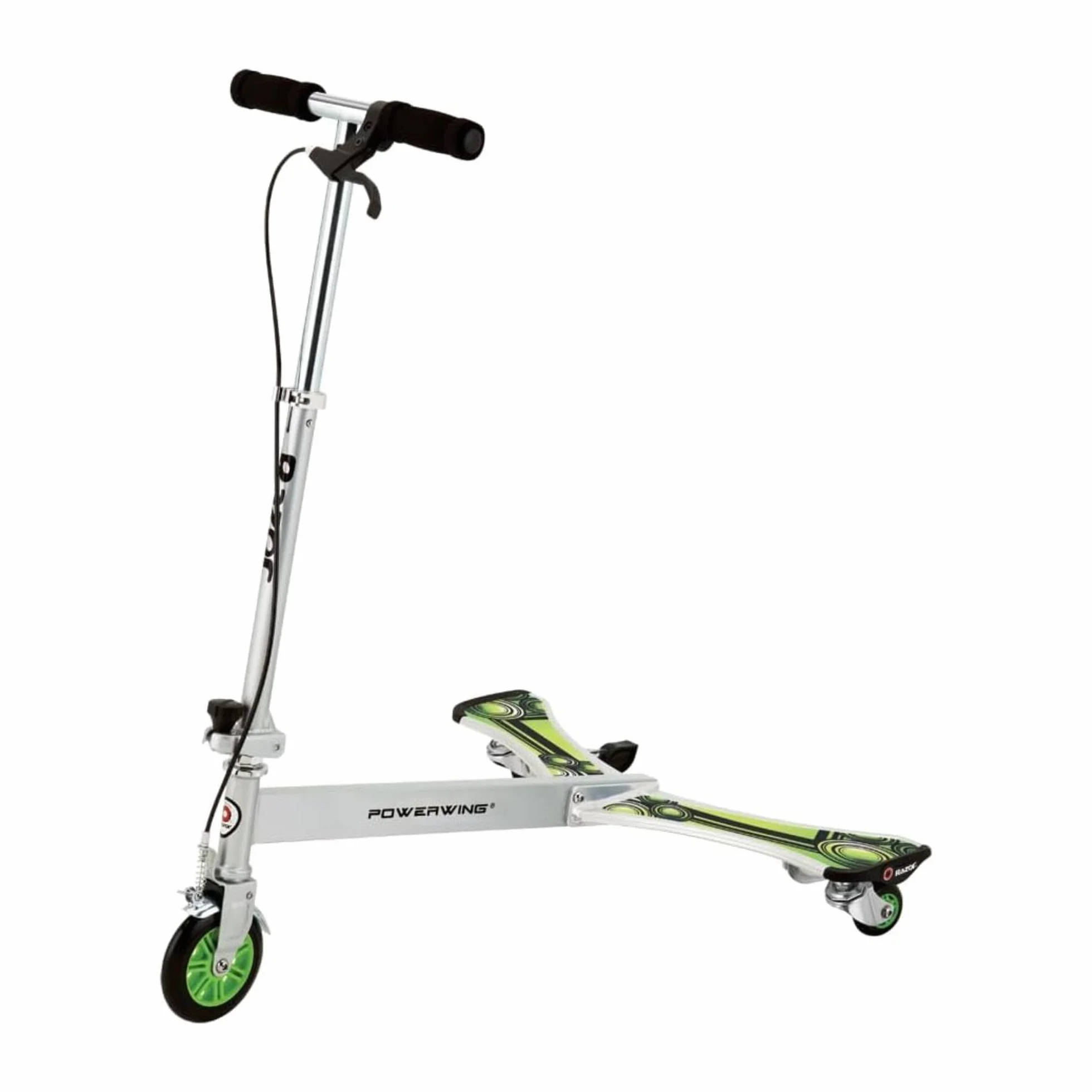 Razor PowerWing DLX Patinete de Tres Ruedas para niños, Plata