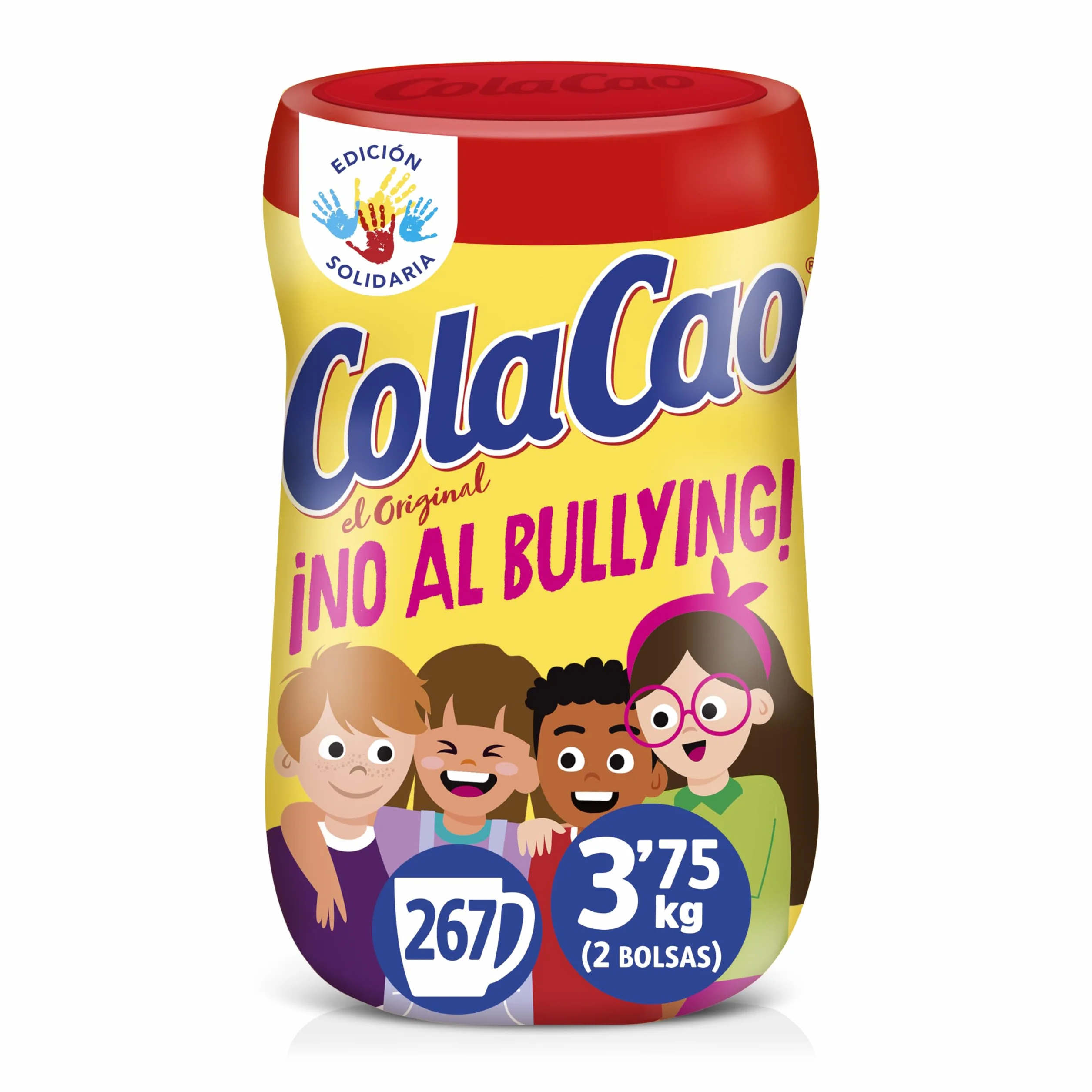 Cola Cao Original, con Cacao Natural - 3,75kg (Gratis Taburete)