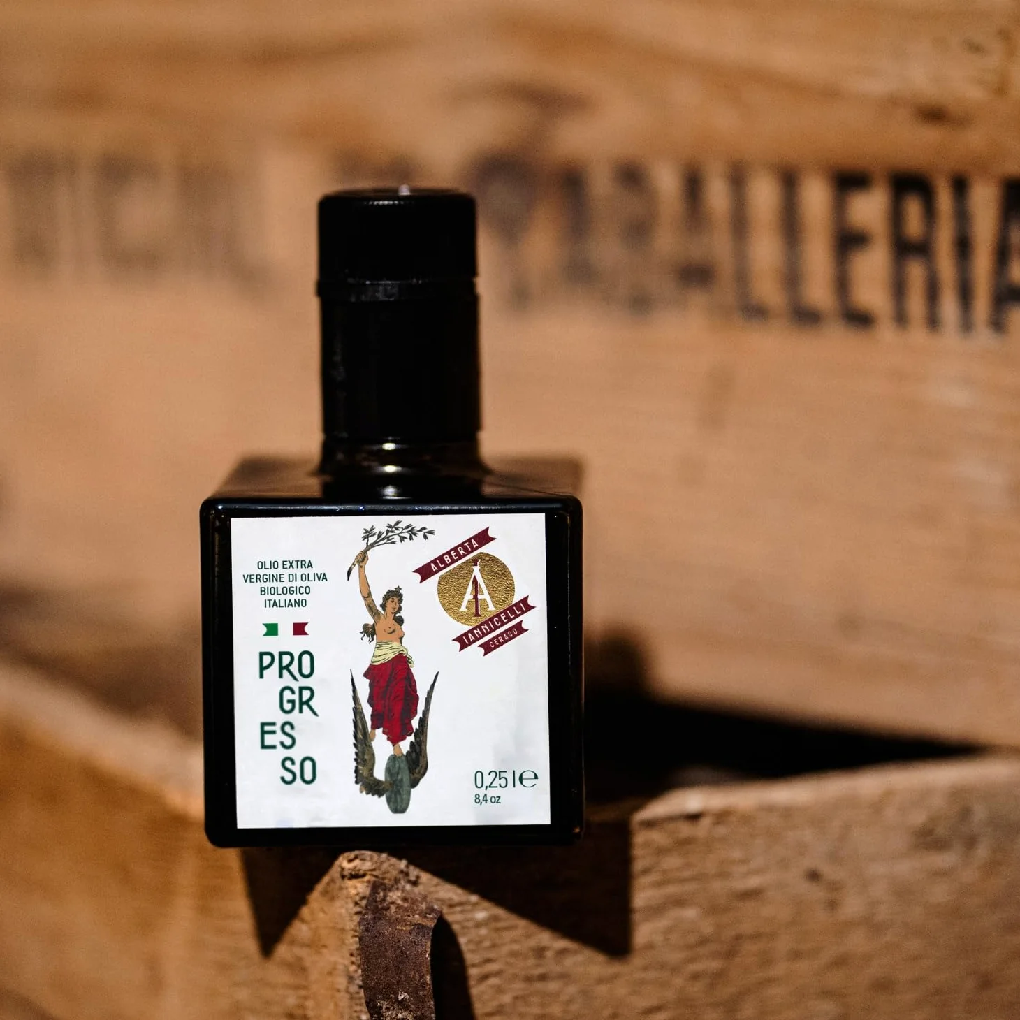 Sopraffino di Ceraso - Aceite Extra Virgen de Oliva Orgánico - 100% Italiano - Alberta Iannicelli Azienda Agricola (250 ml x 12)