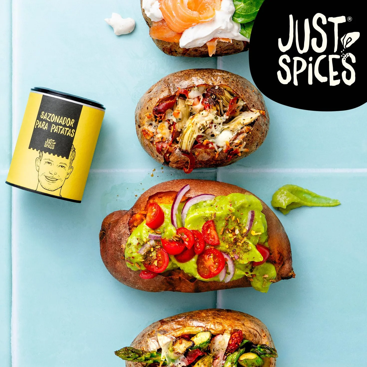 Just Spices Sazonador para Patatas, 60 g I El sabor que tus platos con patatas necesitan