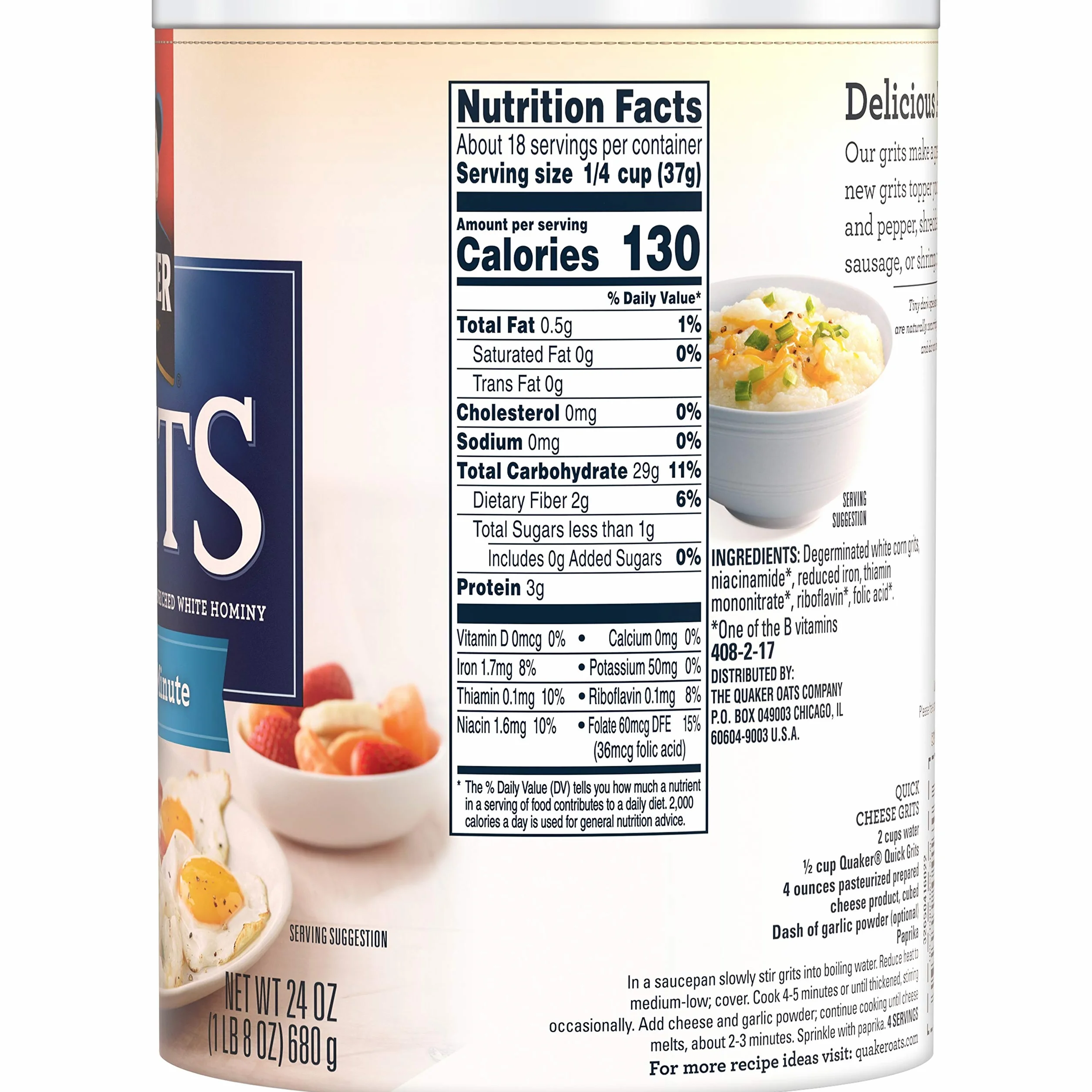 Quaker grano de 5 minutos, 24 oz (2 unidades)