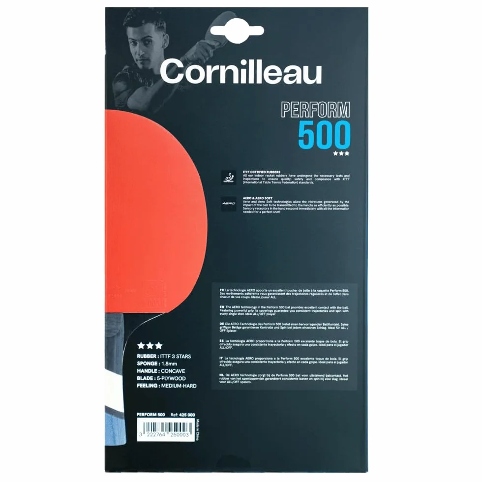 Cornilleau Perform 500 Raqueta de Tenis de Mesa