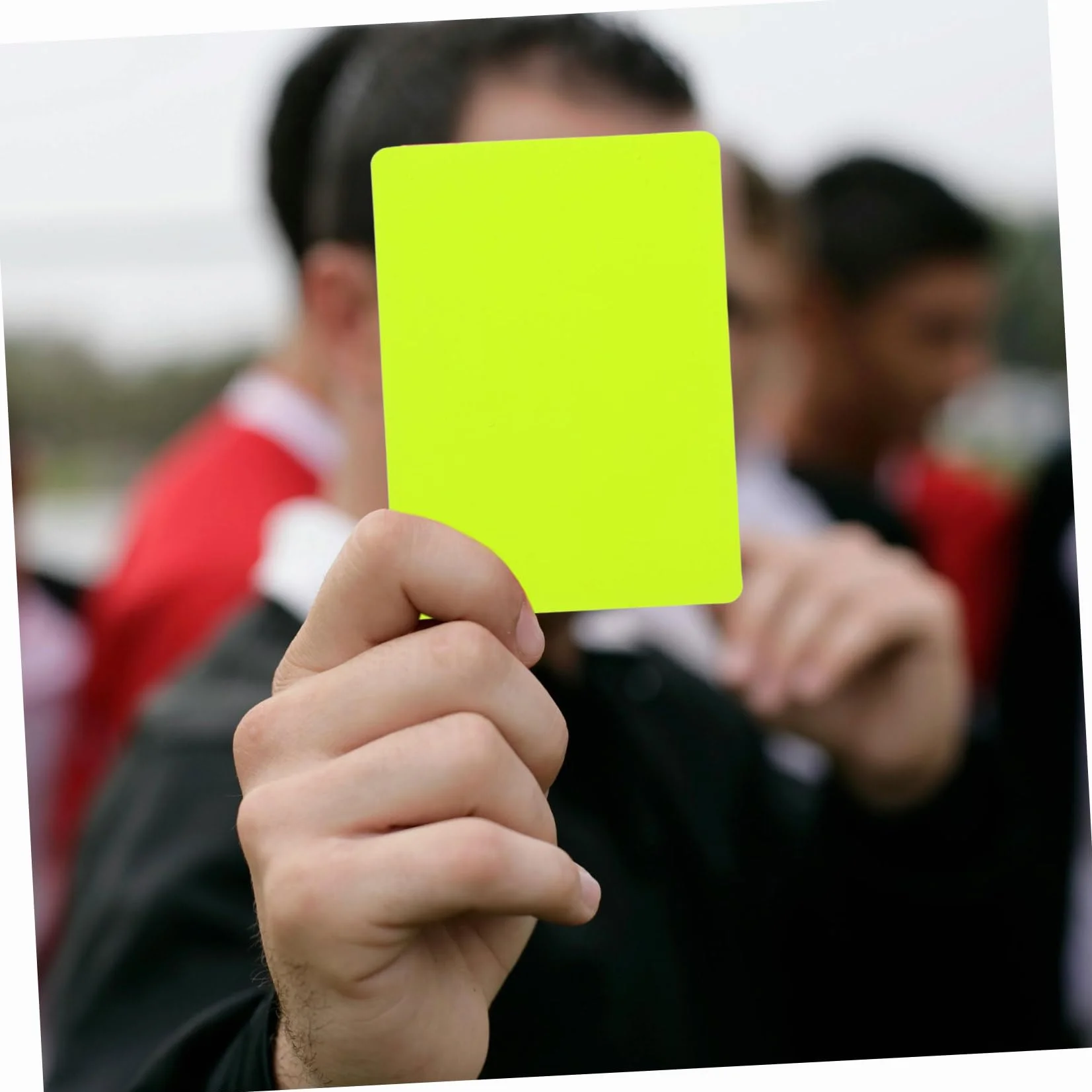 SUPVOX Juego de 6 Tarjetas de Árbitro de Fútbol en PVC Rojo Amarillo Azul para Penalizaciones