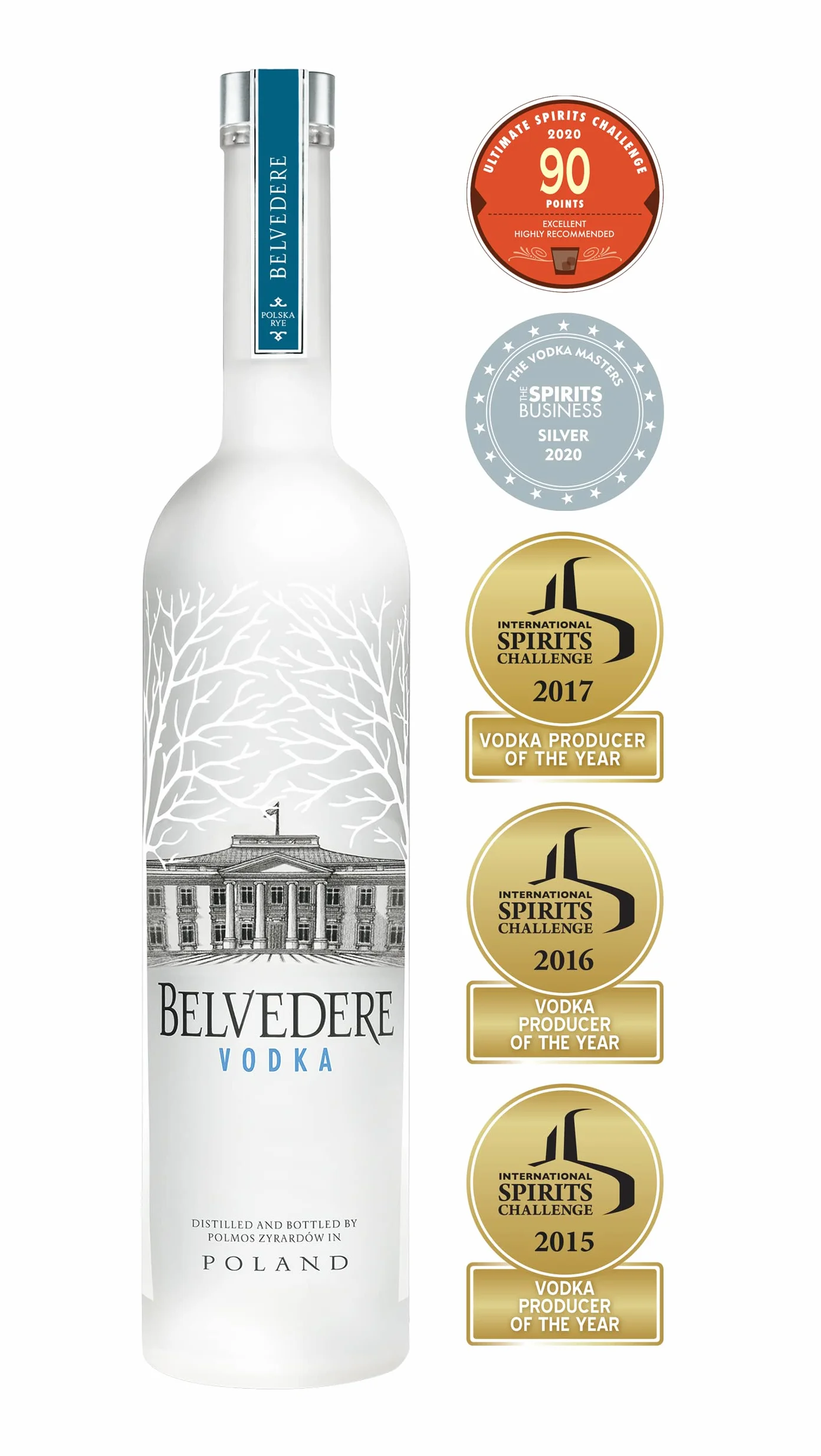 Belvedere Vodka - 1750 ml - 1 x 1.75 l
