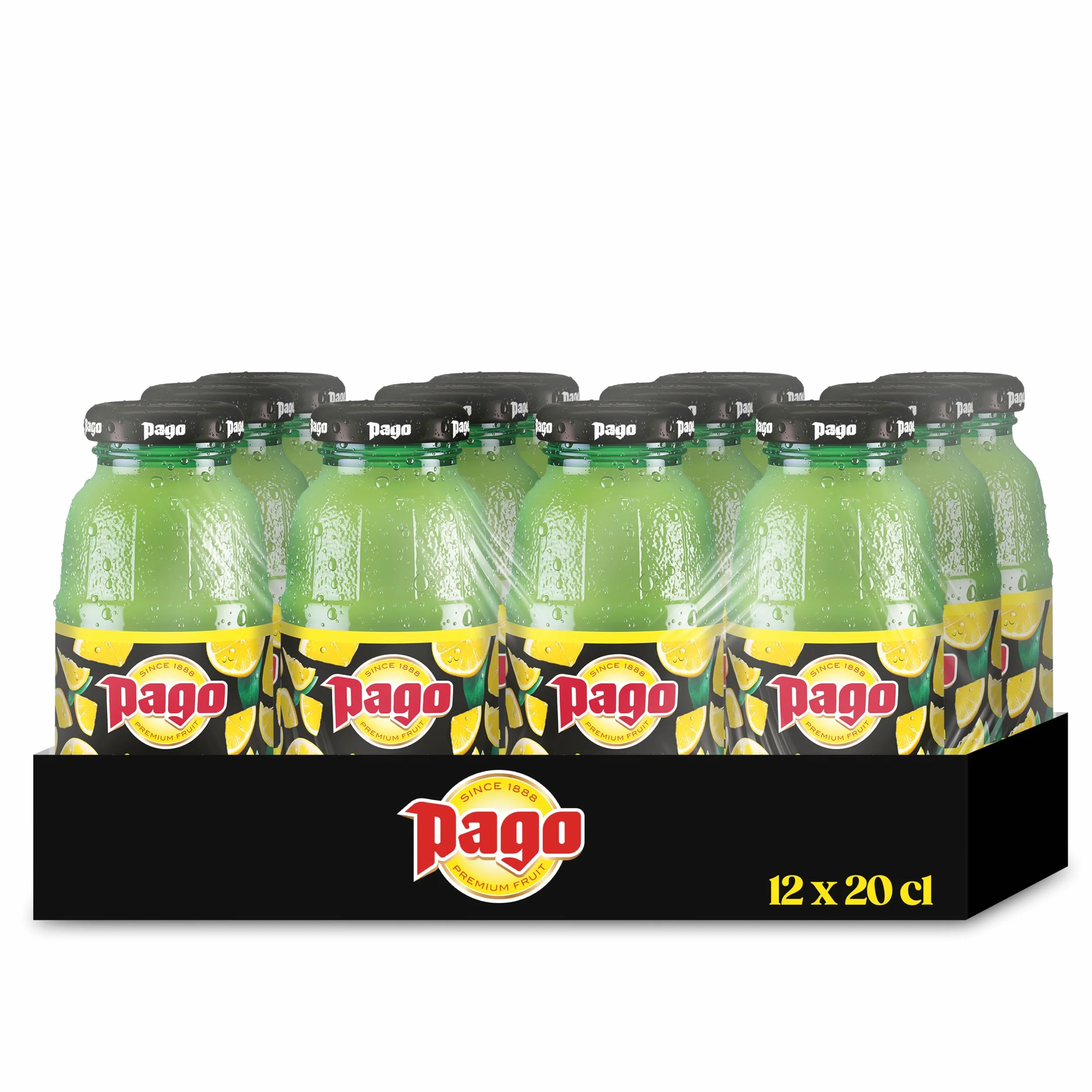Zumos Pago Especialidades - Bebida de Limonada a partir de Zumo de Limonada - Pack 12 x 200ml