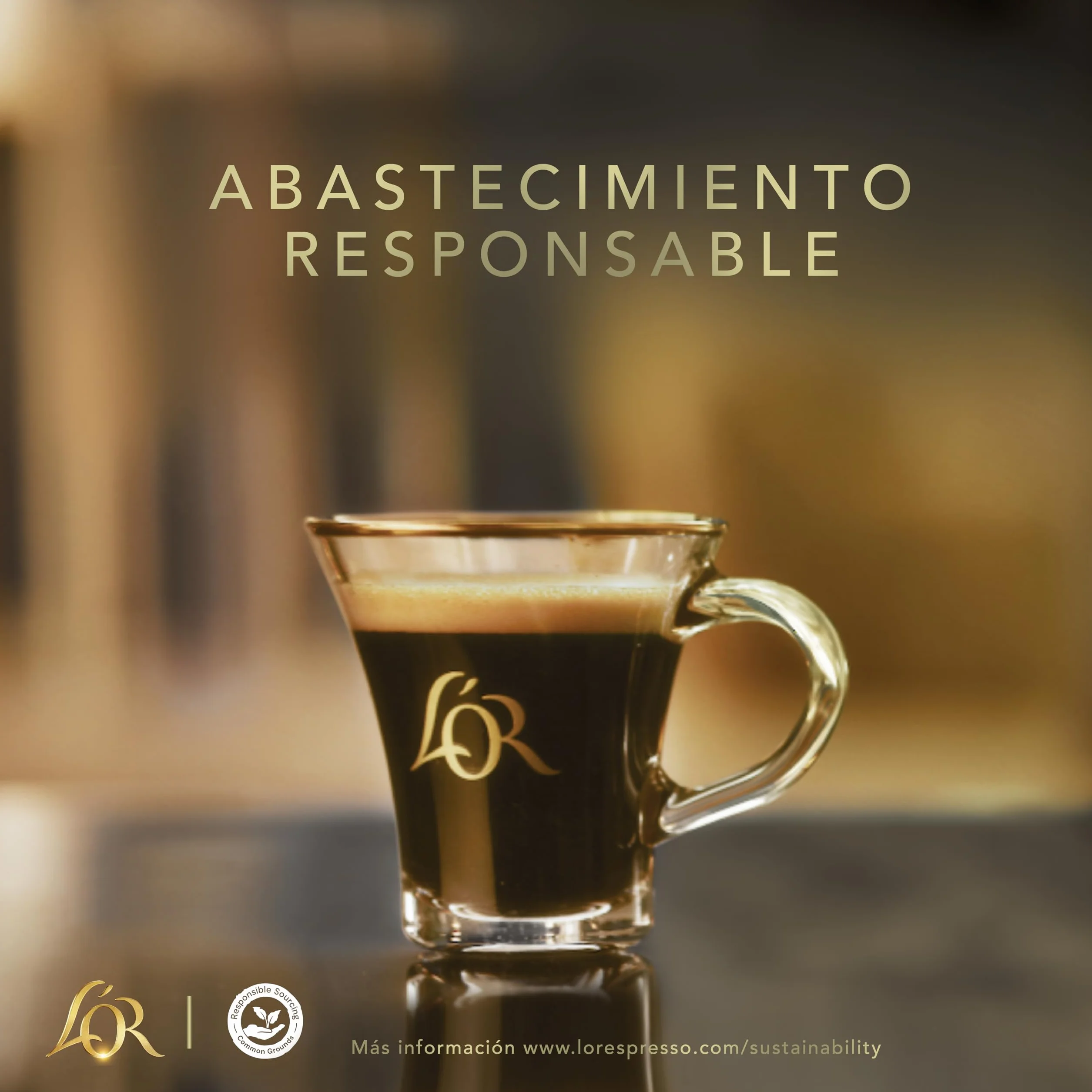L'OR Espresso Cápsulas de Café Ristretto Decaffeinato | Intensidad 9 | 100 Cápsulas Compatibles Nespresso (R)