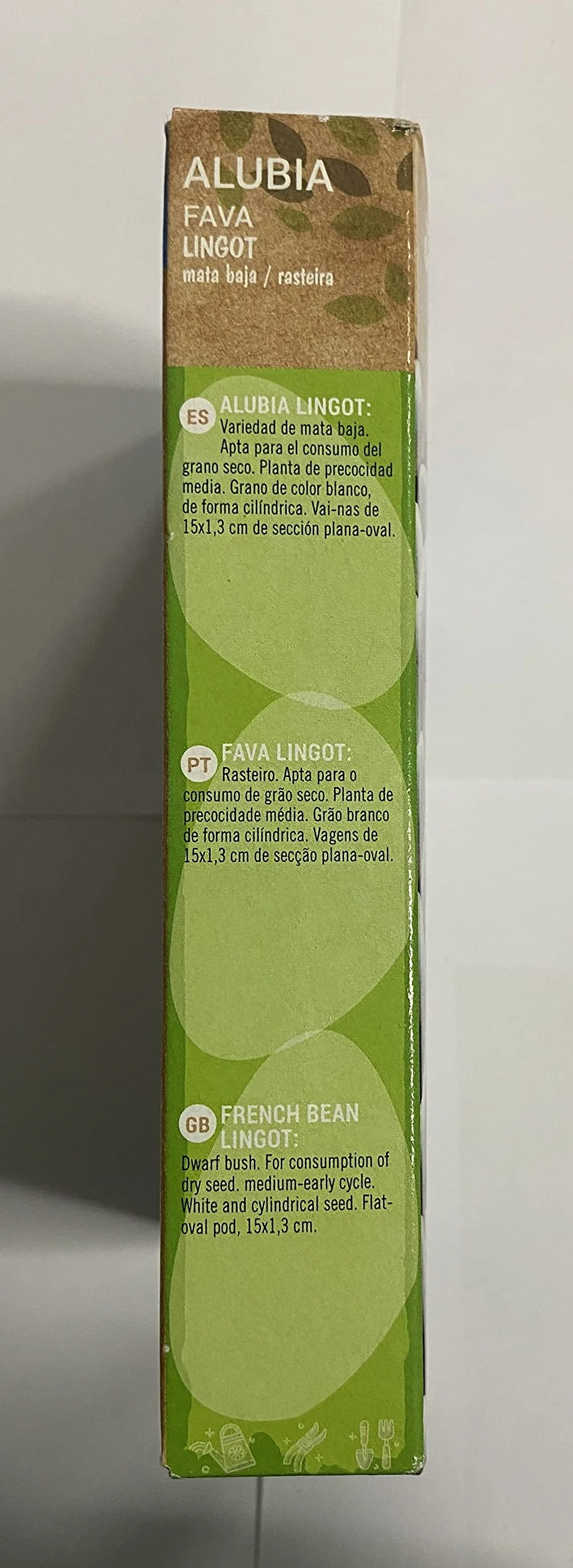 SEMILLA DE FAVA-ALUBIA LINGOT MATA BAJA 250GR