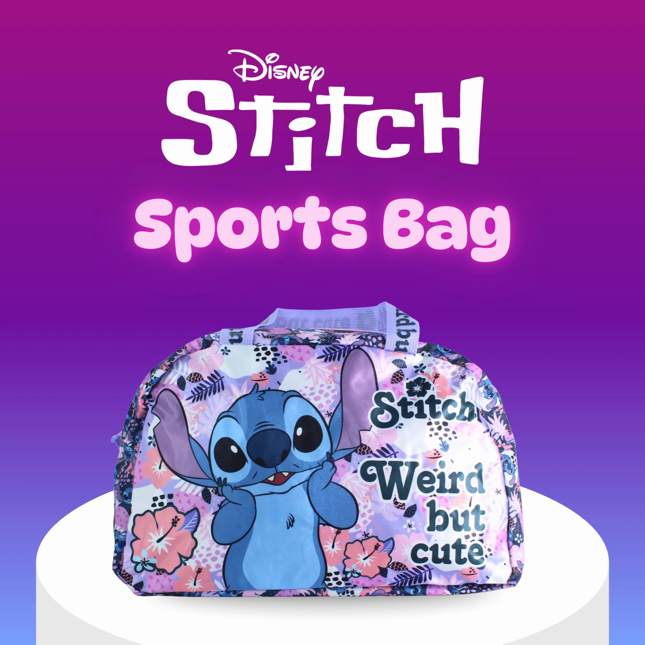 Disney Stitch Bolsa Deporte Niñas Bolso Gimnasio Infantil Equipaje Accesorios Regalo