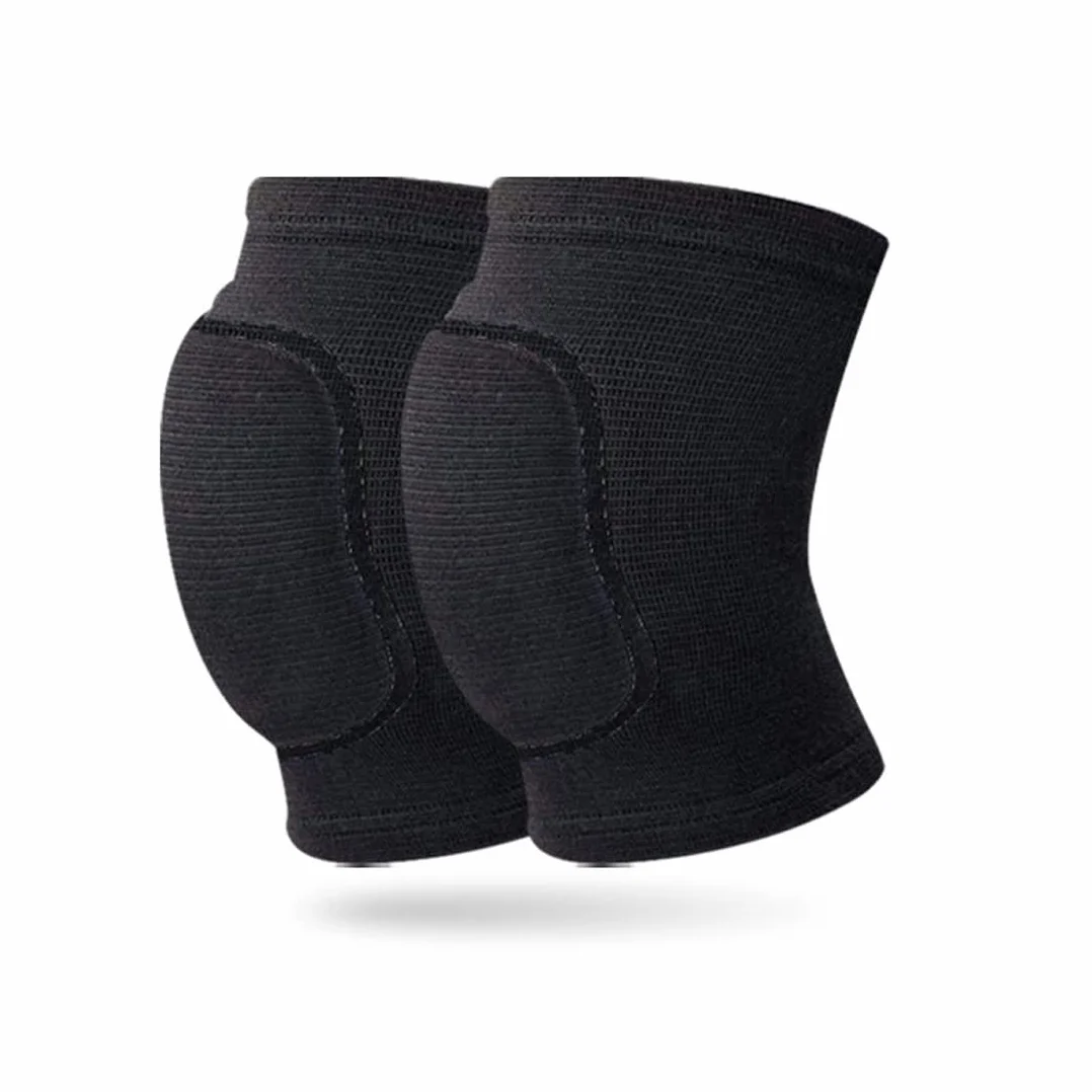 Rodilleras Elásticas Antideslizantes Paquete de 2 para Danza, Fútbol, Voleibol, Baloncesto, Yoga