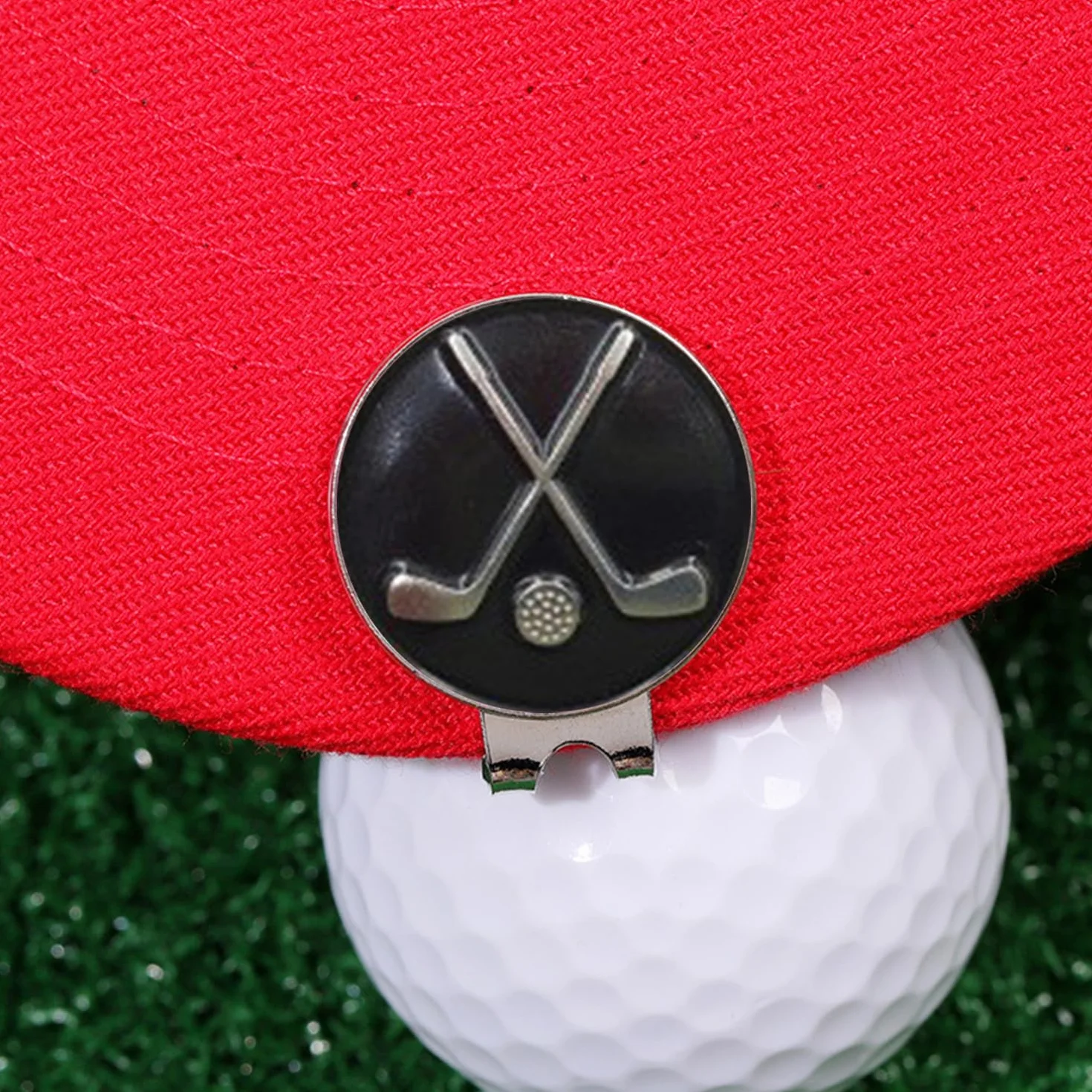 3 Clips de Fijación de Ala, Accesorios de Golf, Marcadores de Bolas, Diseño de Patrones de Moda