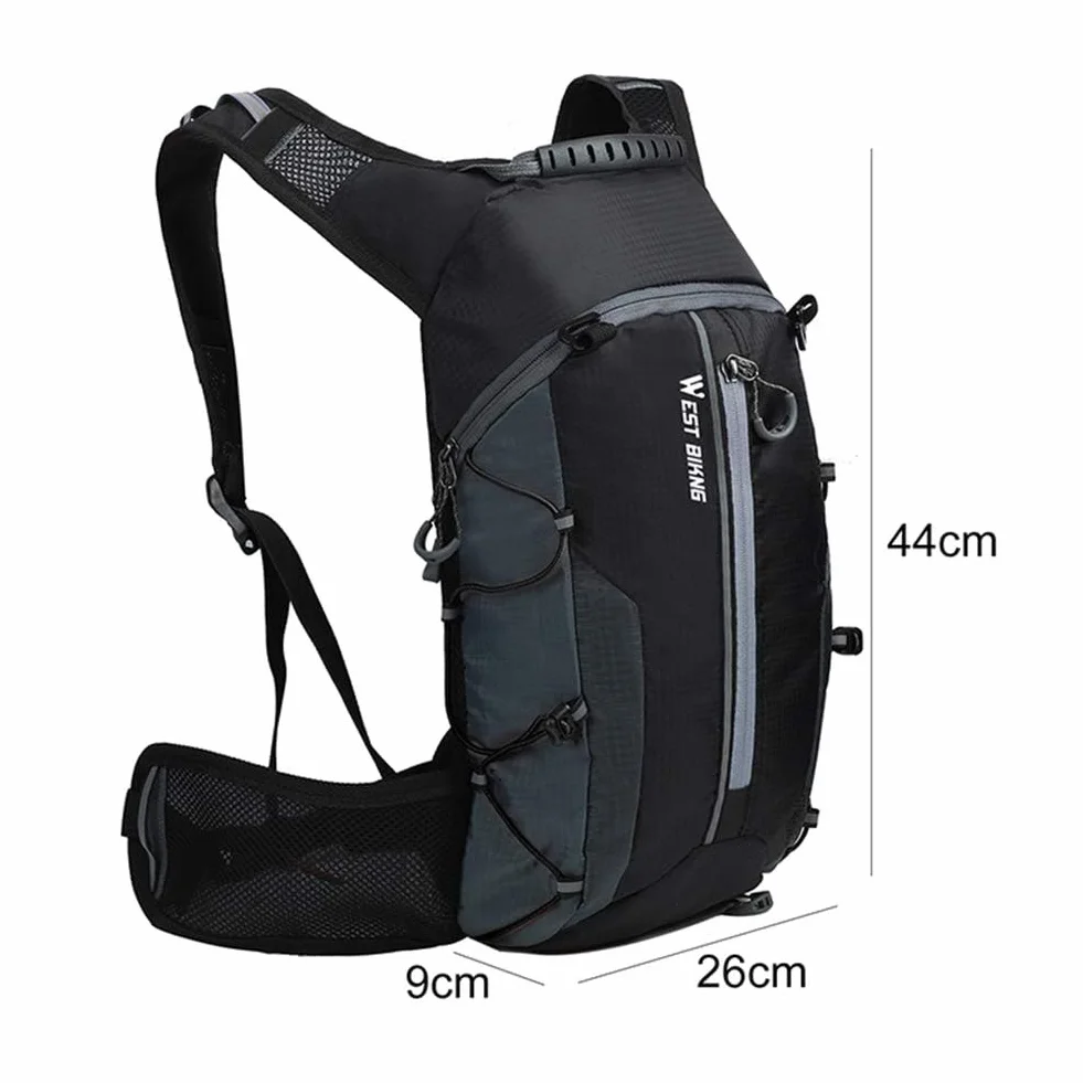 Mochila impermeable 10 L ultraligera para ciclismo escalada montañismo verde