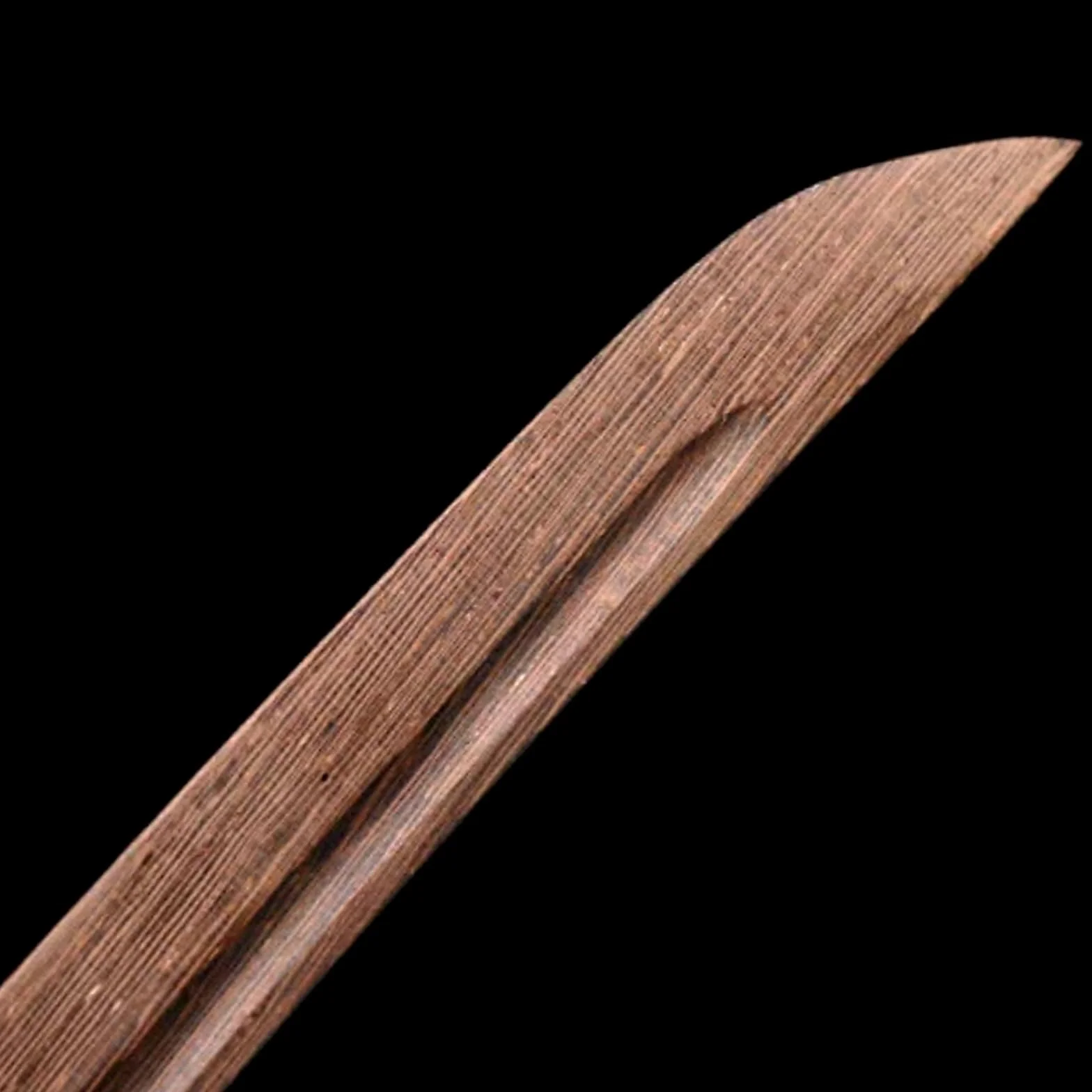 Bokken de Palisandro Natural 103 cm, Katana de Madera para Entrenamiento Kendo, Guardamanos de Cobre