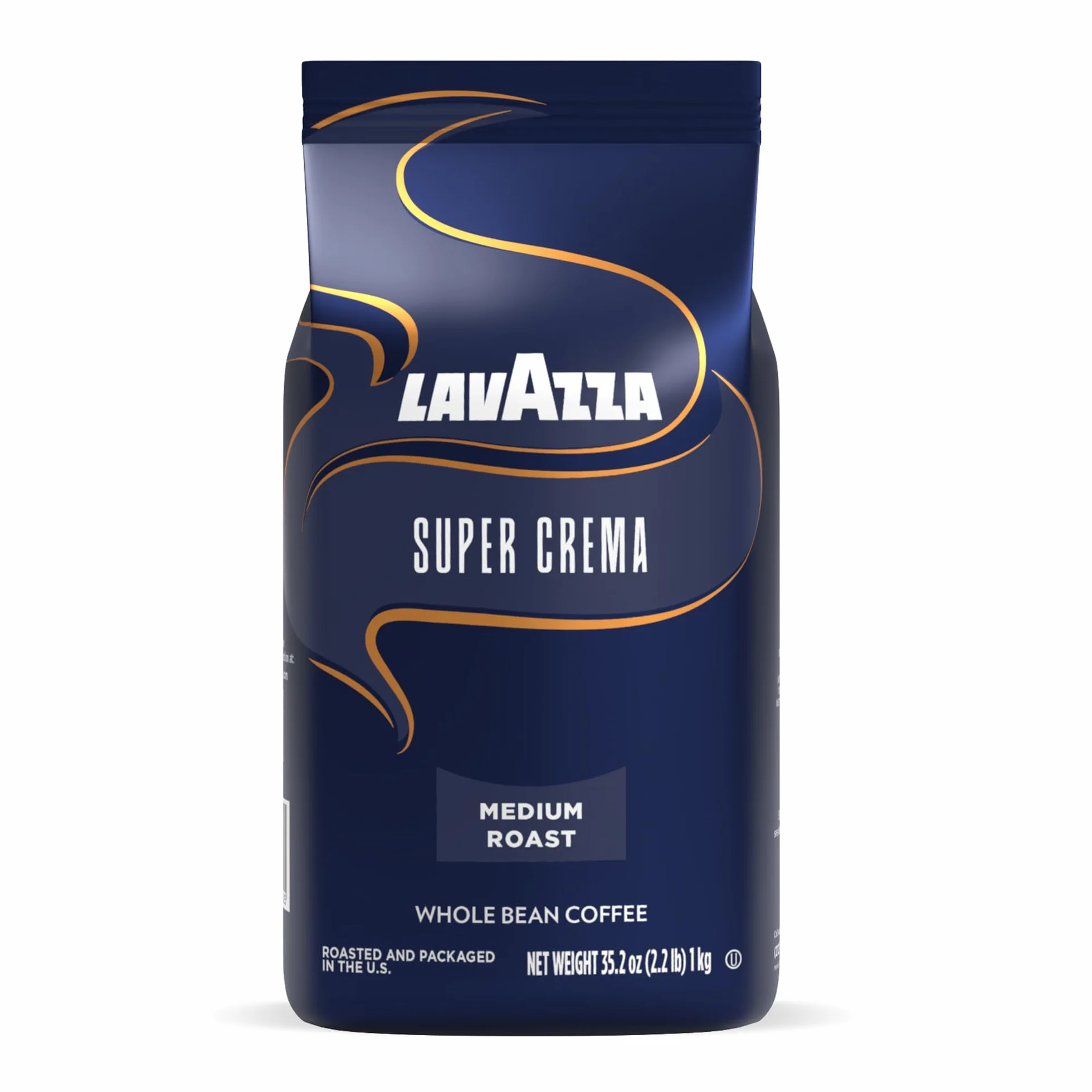 Lavazza Espresso Super Crema, Café de Grano Tostado, 1000 g