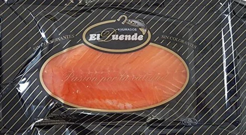 Salmón Noruego ahumado fileteado bandeja de 800 gramos