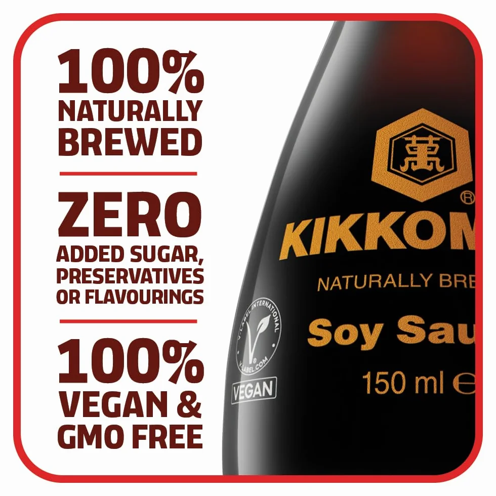 KIKKOMAN - Salsa de soja, paquete de 5 (1 X 5 LTR)