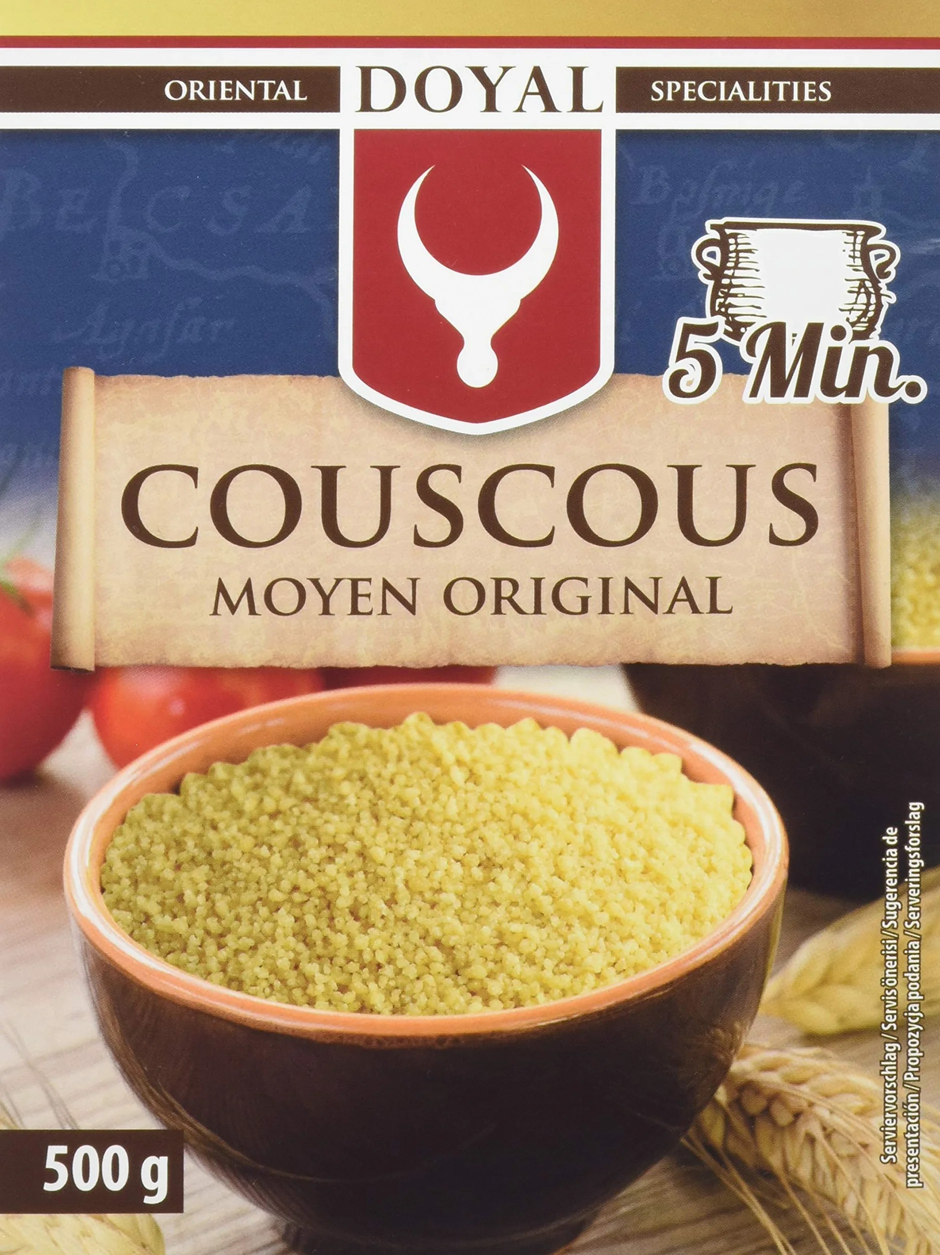 Doyal, Cuscús - 12 de 500 gr. (Total 6000 gr.)