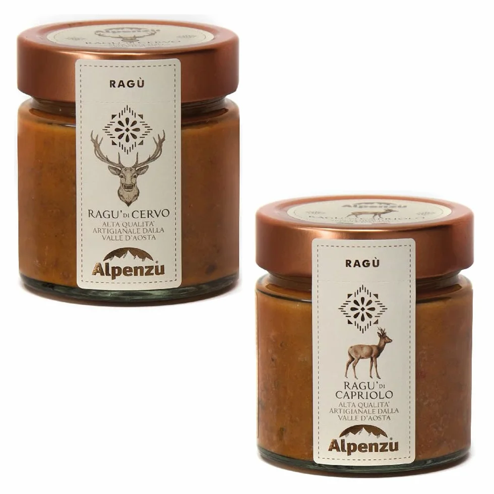 RAGU DE CERVO 225 G + RAGU DE CAPRIOLO 225 G