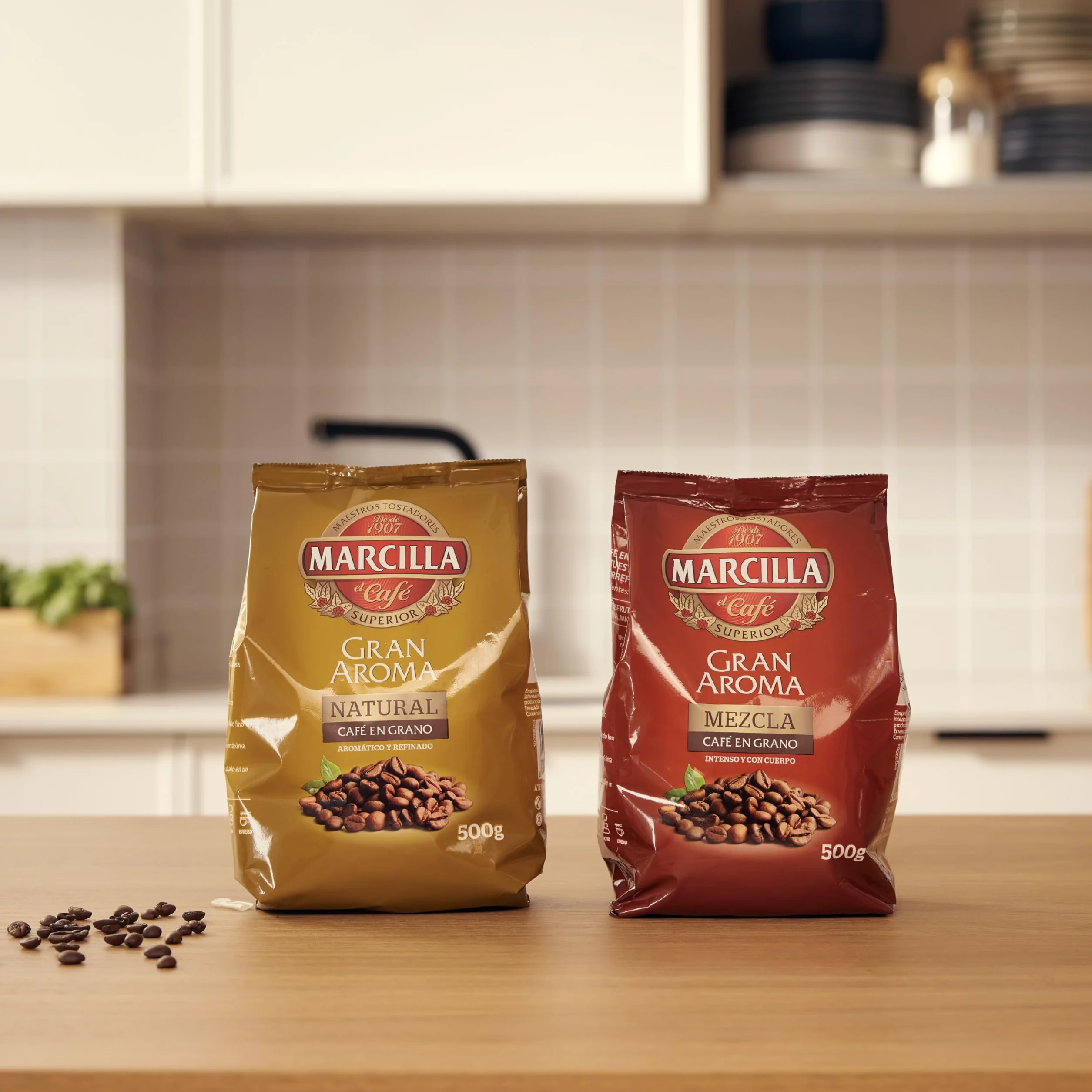 Marcilla Café Grano Gran Aroma | Mezcla | 500g