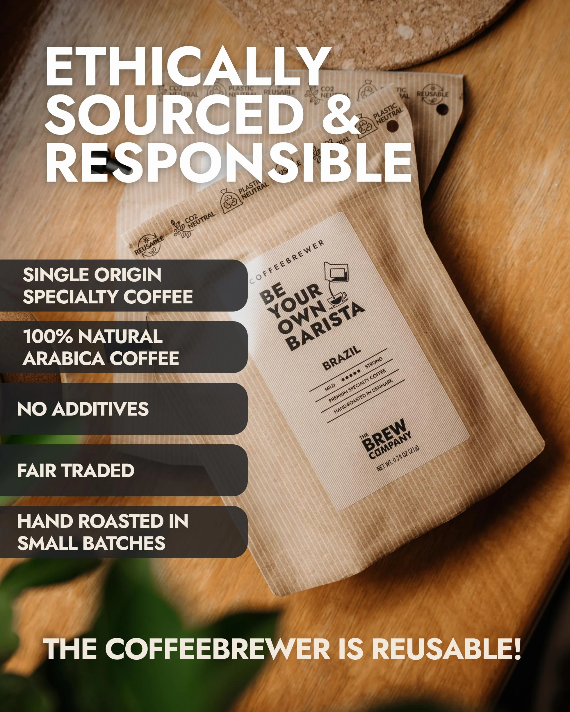 GROWER'S CUP Juego de regalo de café para Navidad – Juego de regalo gourmet con 5 cafeteras de todo el mundo para amantes del café | Especialidades y café de Navidad molido