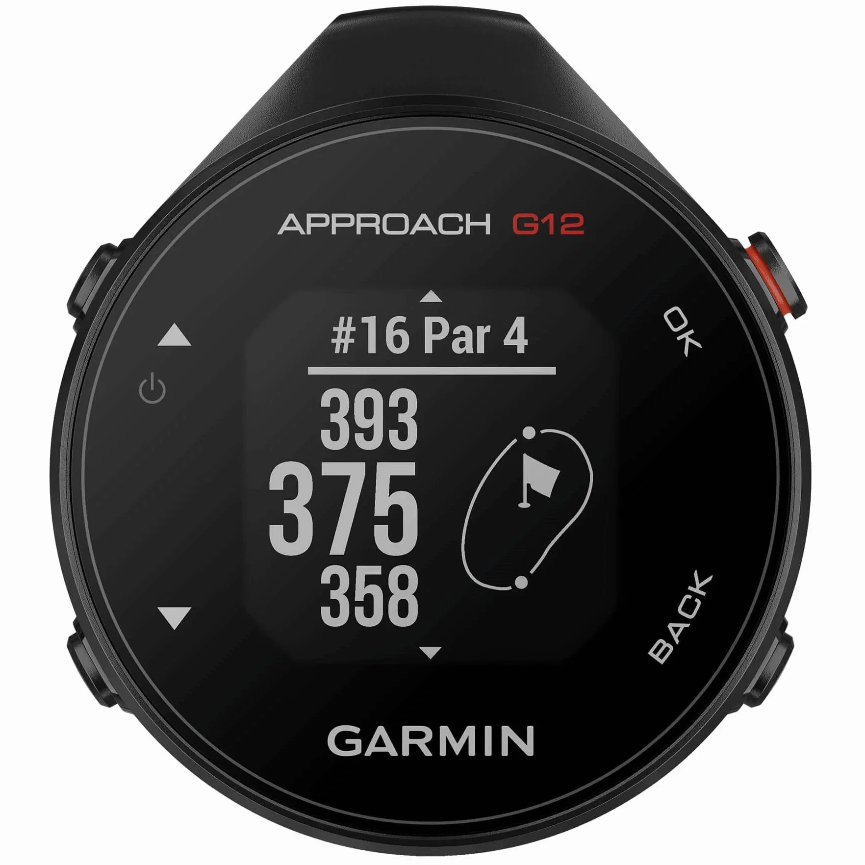 Garmin Approach G12, Dispositivo de Mano para Golf con Pantalla de 1.3"