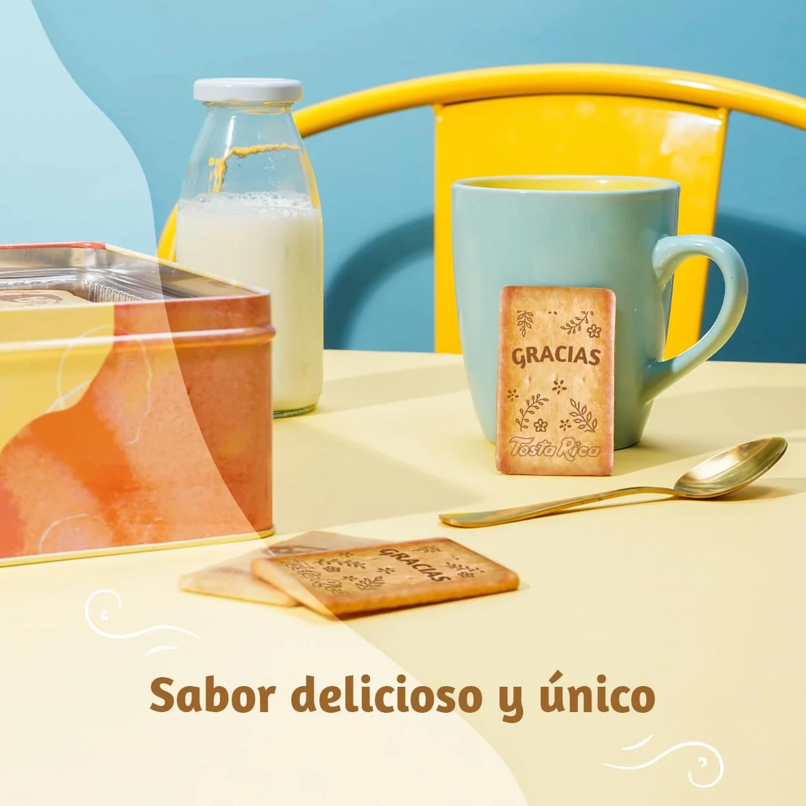 My TostaRica - Galletas con mensaje “Te quiero” - Contenido: 30 Galletas Impresas con Dedicatoria - Regalo con Mensaje Impreso