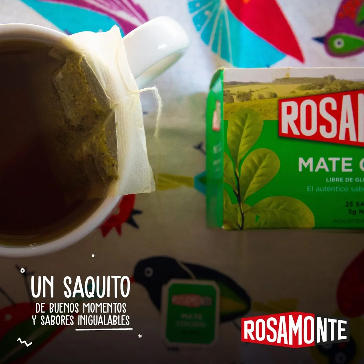 Rosamonte Yerba Mate Tradicional en sobres de 150g - El tiempo de maduración es de 12 meses