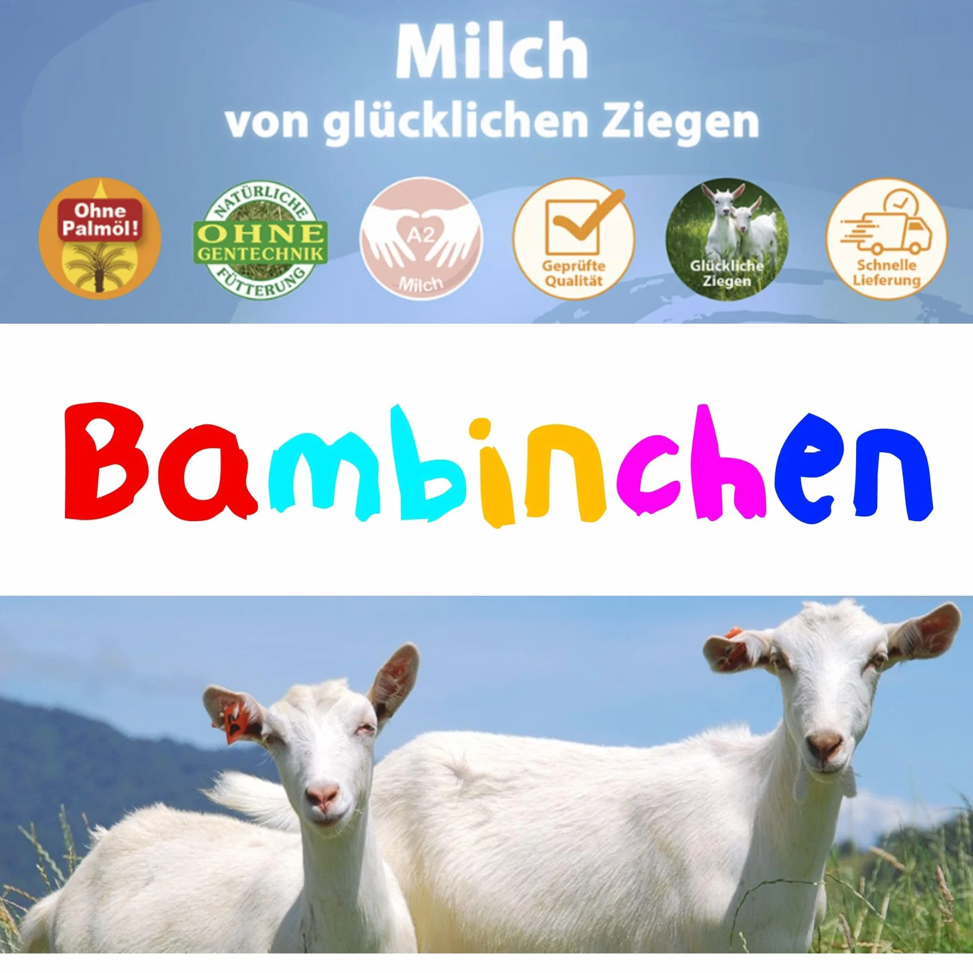 Golden Goat Bambinchen Leche en polvo de cabra dorada 2 x 400 g
