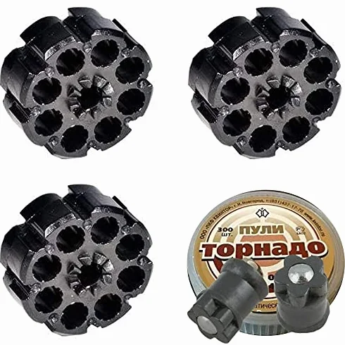 Cargador para Pistola de balines Gamo PT-80 y PT-80 Dessert 3 Cargadores Calibre 4,5mm